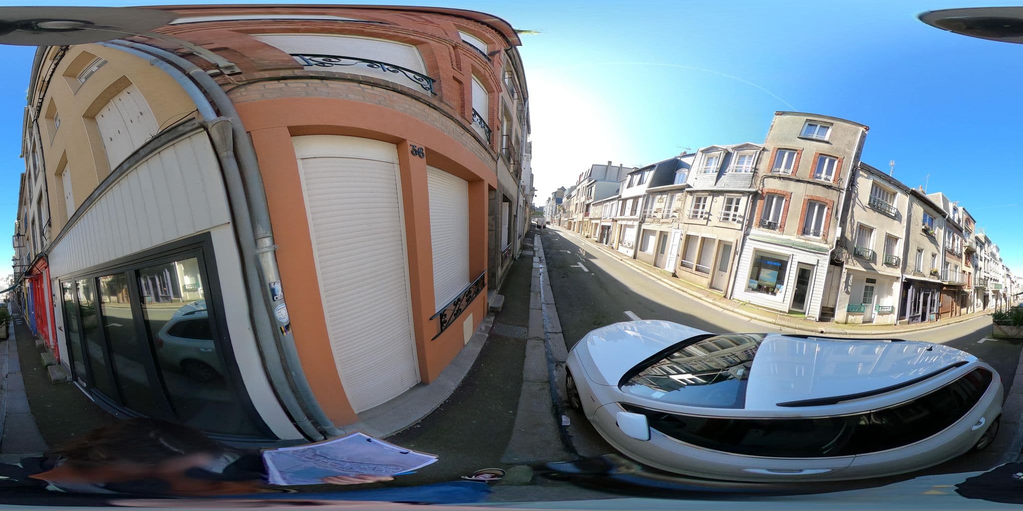 Street view near Le Petit Logis, Granville — © arteragence (CC BY-SA · Mapillary)