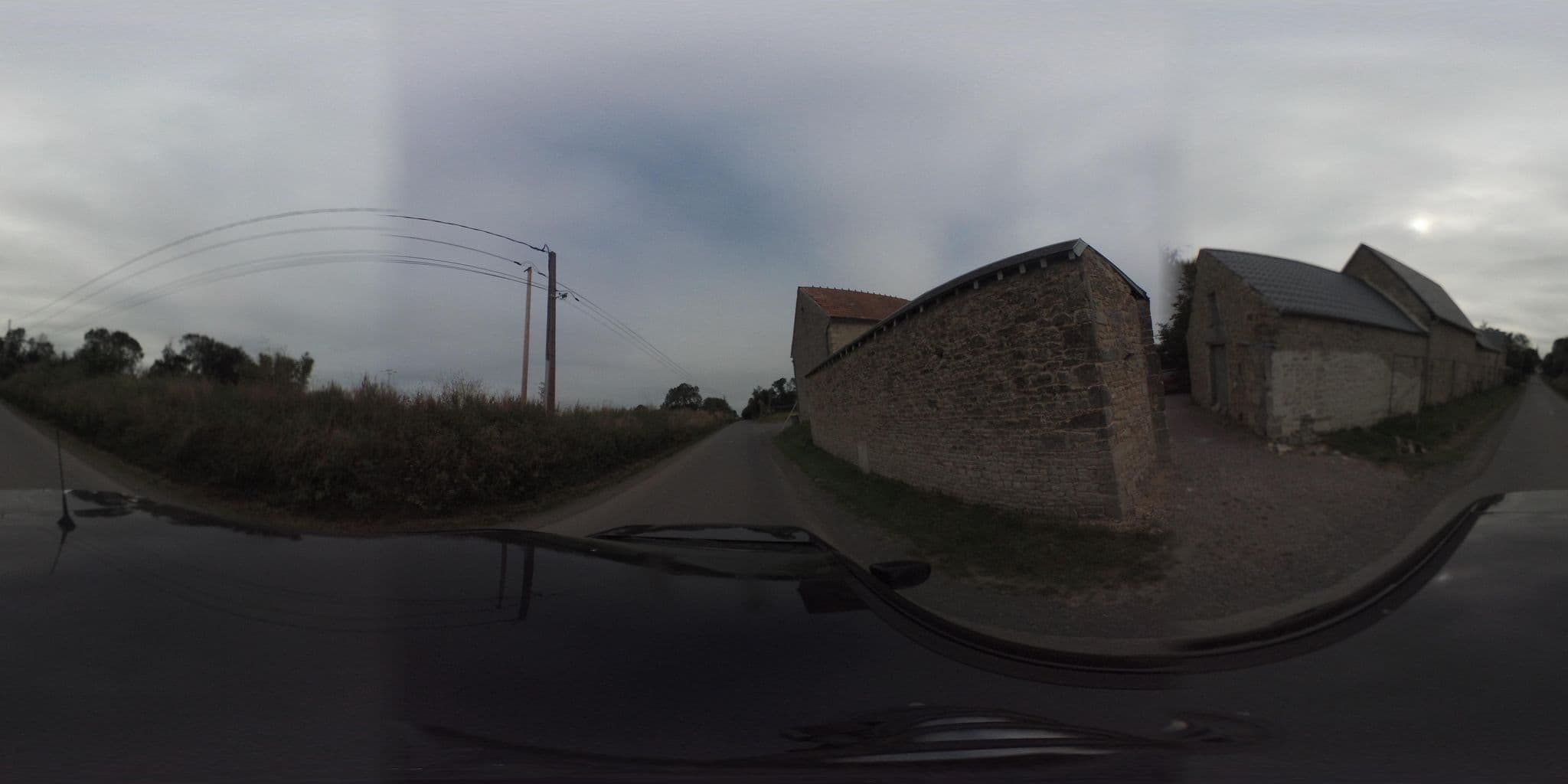 Street view near Domaine des Cigognes, Grandcamp-Maisy — © arteragence (CC BY-SA · Mapillary)