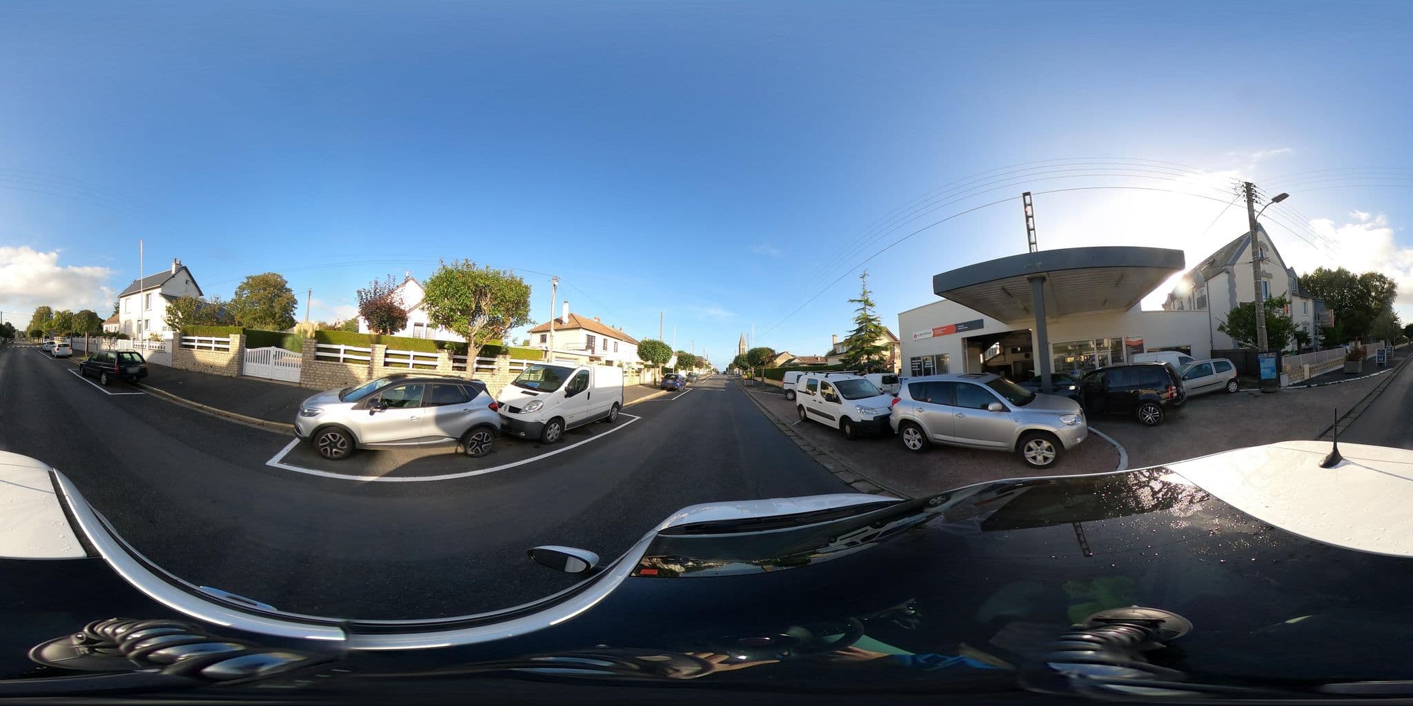 Street view near le 6.3 B&B  Resto Home, Port-en-Bessin-Huppain — © arteragence (CC BY-SA · Mapillary)