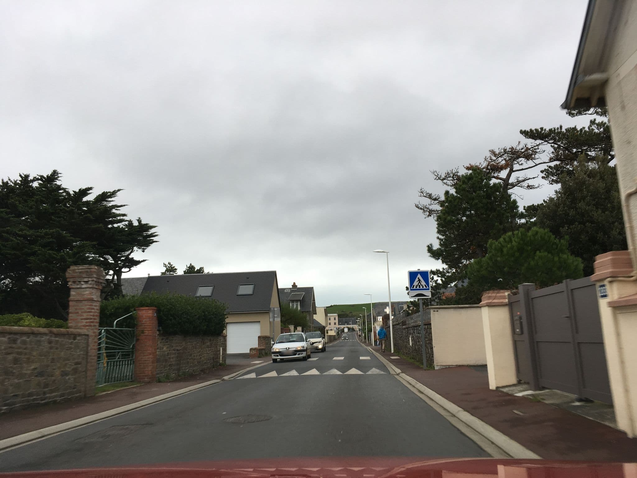 Street view near villa Cotriade, Saint-Pair-sur-Mer — © southglos (CC BY-SA · Mapillary)