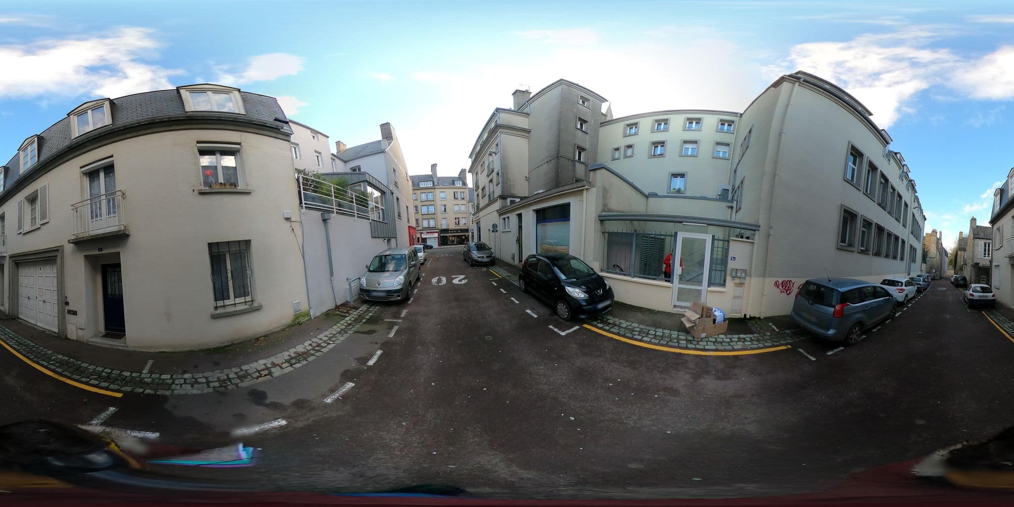 Street view near J. Regnault S.A., Coutances — © arteragence (CC BY-SA · Mapillary)