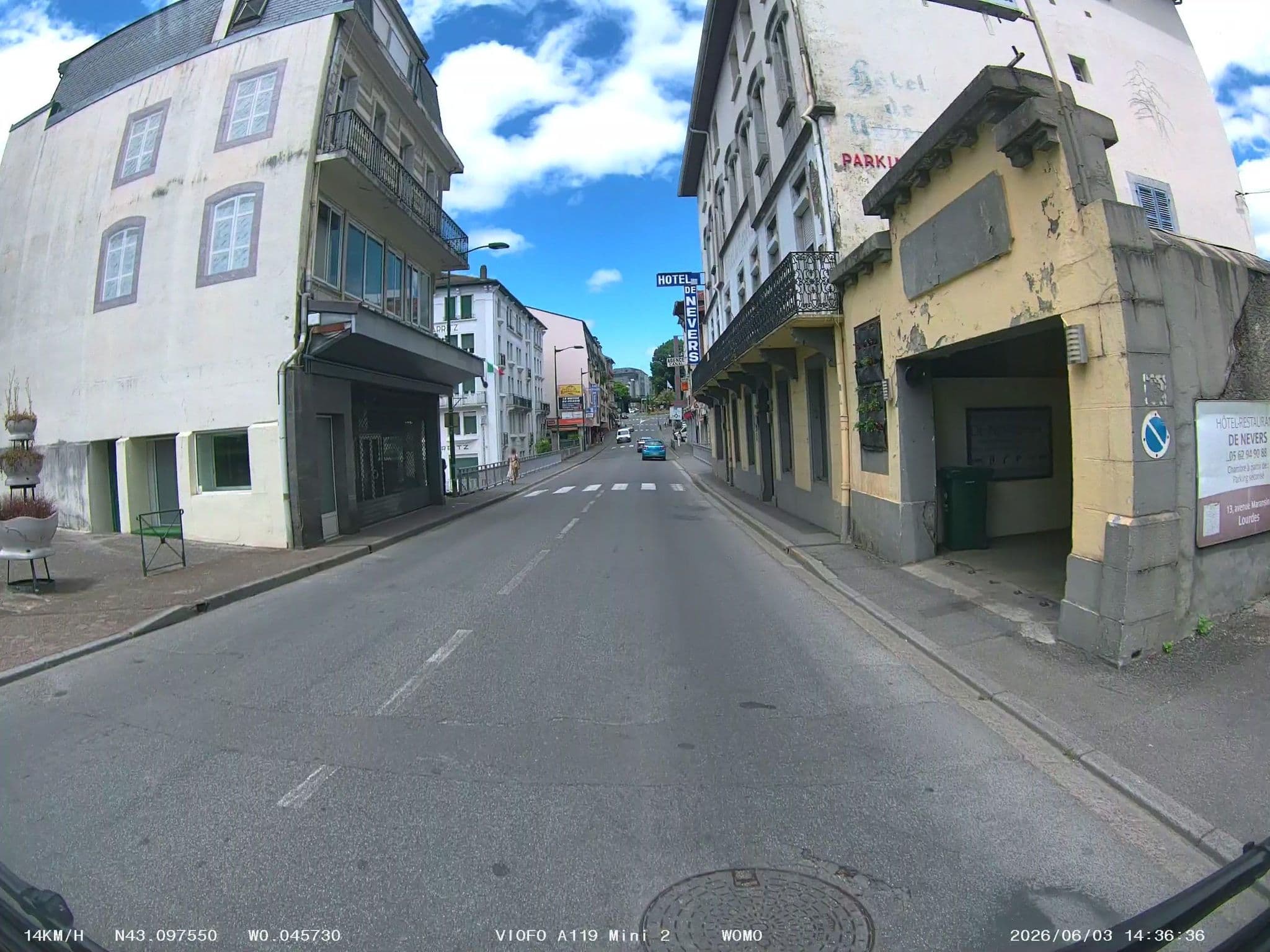 Street view near Du Centre, Lourdes — © soulcover (CC BY-SA · Mapillary)