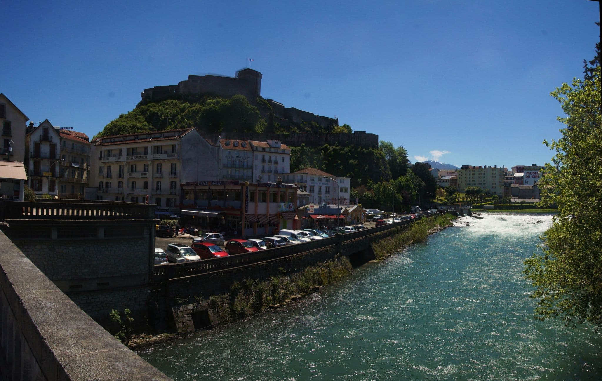 Street view near Hotel Ambassadeur ***, Lourdes — © cm_hamburg (CC BY-SA · Mapillary)