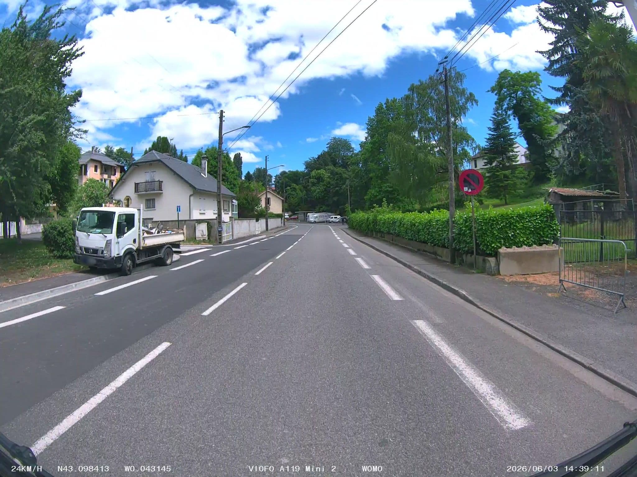Street view near Hôtel la Tour du Moulin, Lourdes — © soulcover (CC BY-SA · Mapillary)