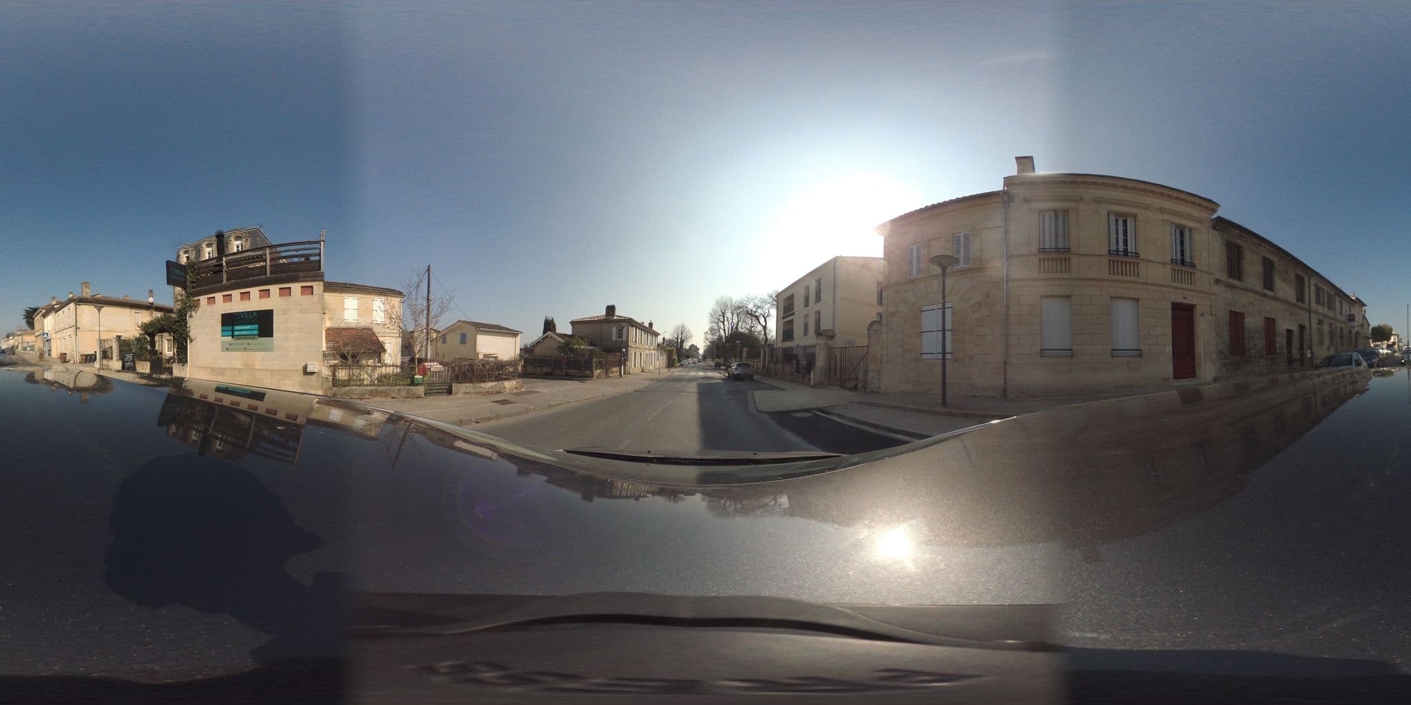 Street view near Hôtel au Vieux Logis, Saint-Loubès — © pierrelalet (CC BY-SA · Mapillary)