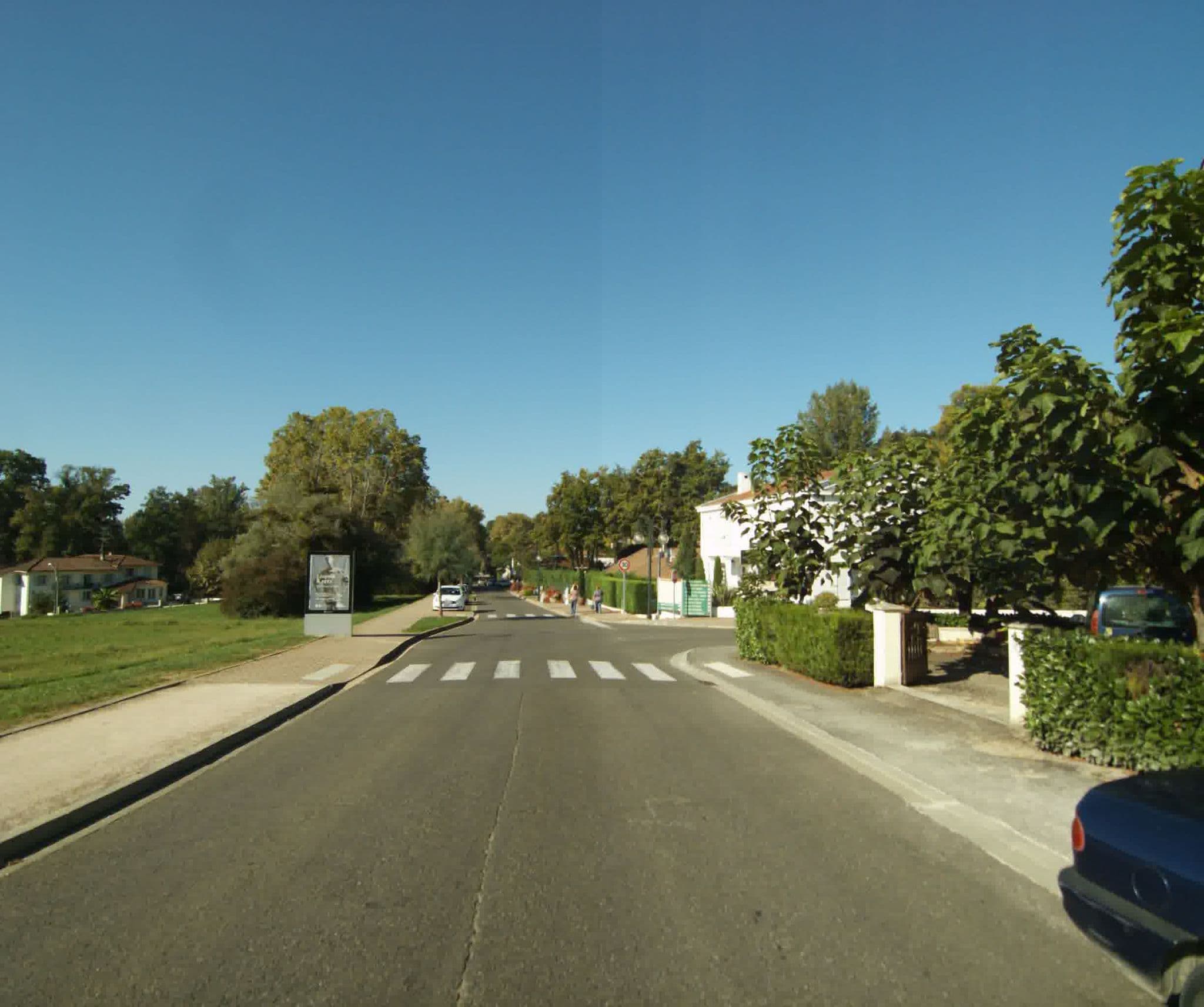 Street view near Hôtel A l'Amarante, Cazaubon — © sogefi (CC BY-SA · Mapillary)