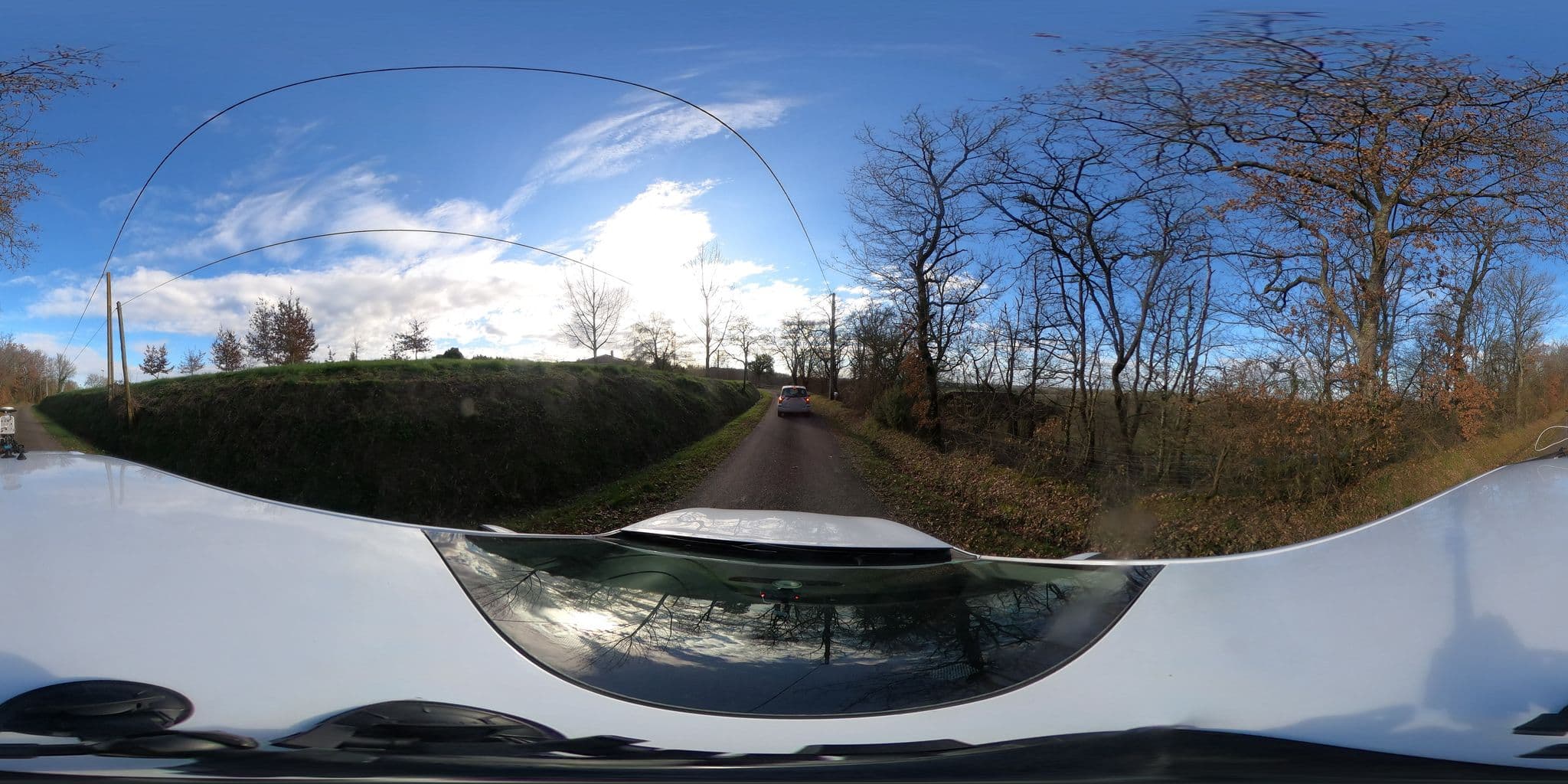 Street view near Ferme de l'Hecso Fromagerie Domaine de l'hesco, Cazaubon — © sogefi (CC BY-SA · Mapillary)