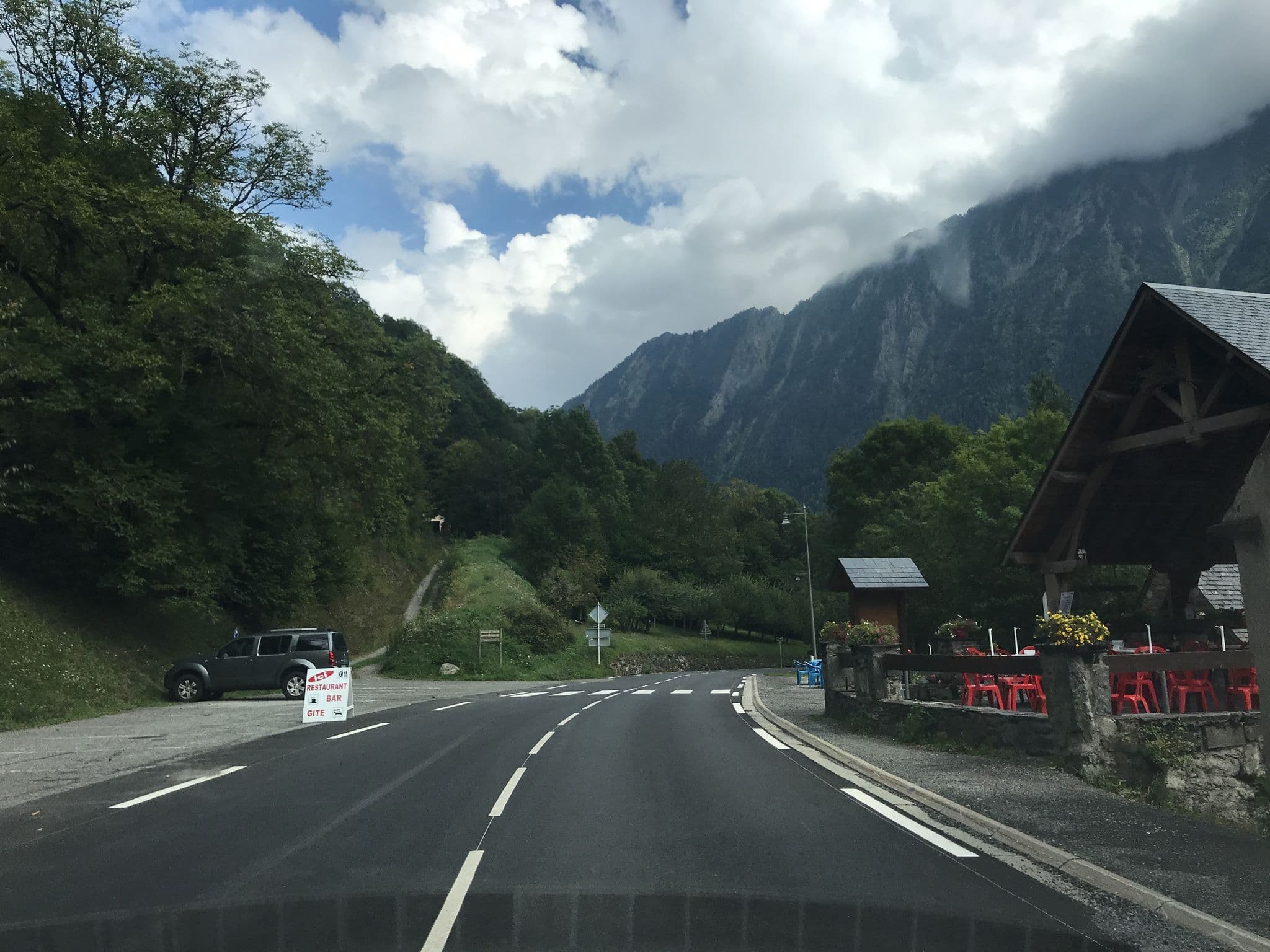 Street view near Hôtel Restaurant Fouga, Saint-Lary-Soulan — © pgiraud (CC BY-SA · Mapillary)