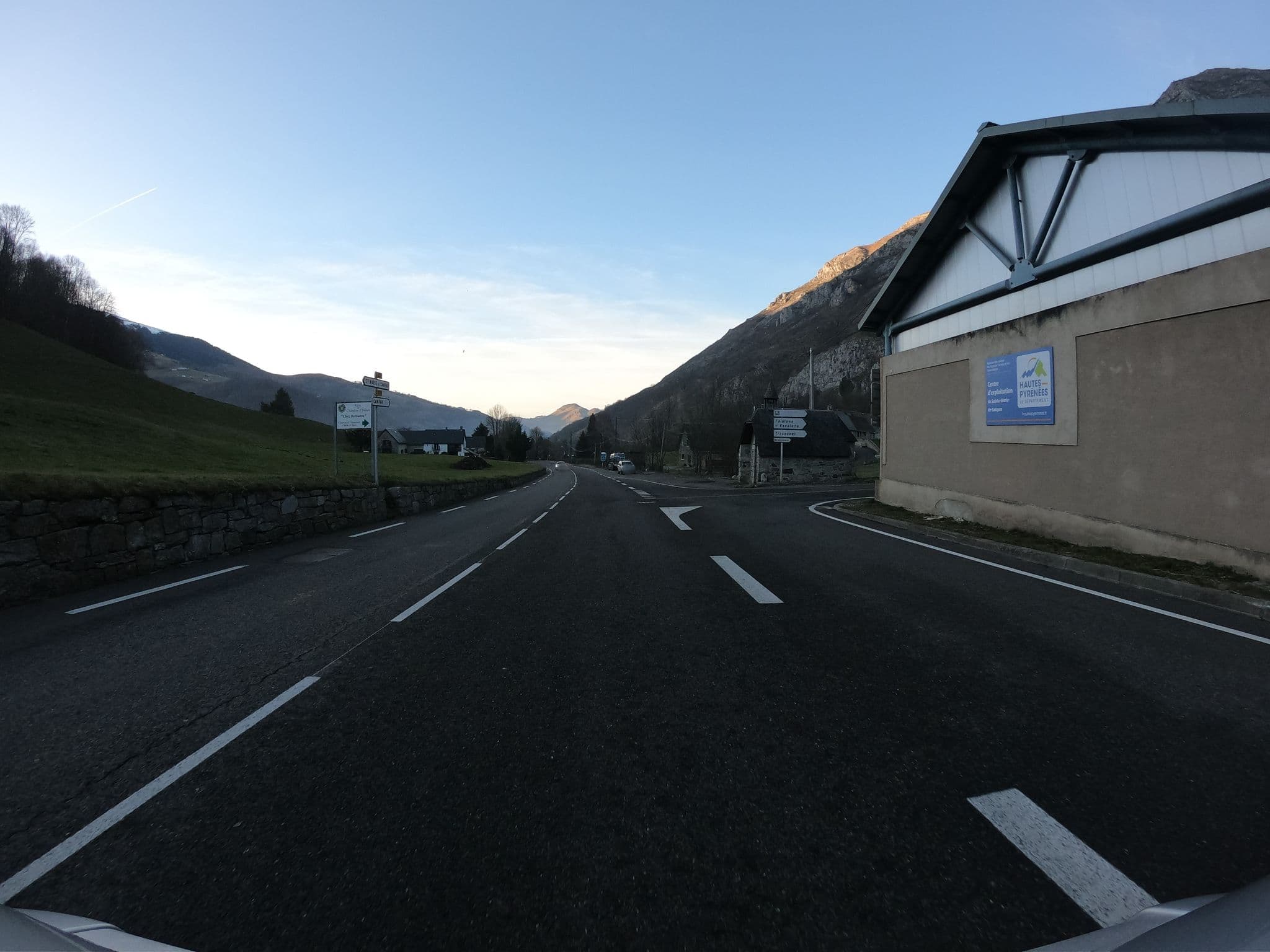 Street view near Le Hameau de Campan, Campan — © joostjakob (CC BY-SA · Mapillary)