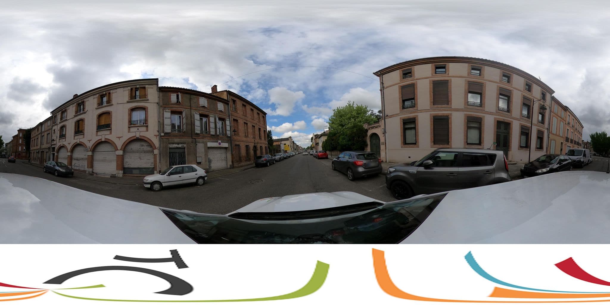 Street view near Hotel restaurant Le Luxemburg _ Maison fondee en 1883, Moissac — © sig_cctc (CC BY-SA · Mapillary)