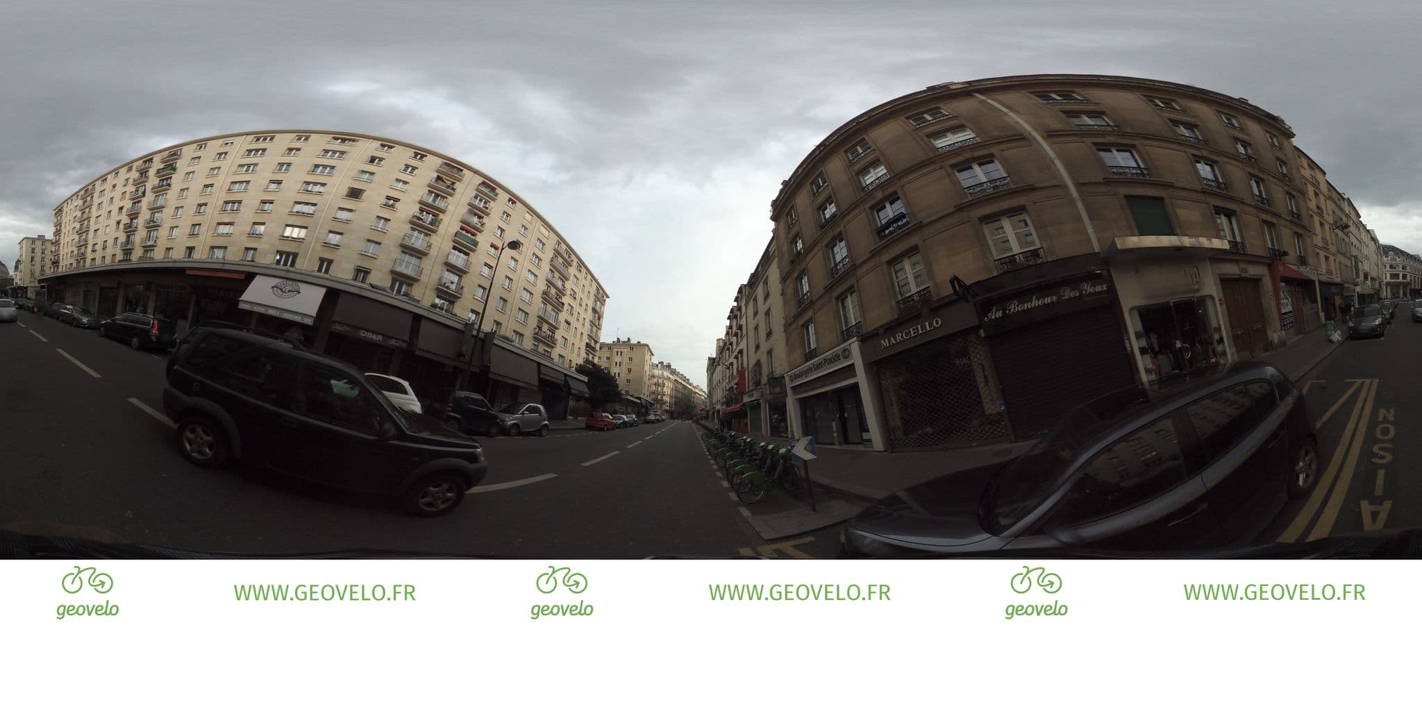 Street view near Sèvres Saint-Germain, Paris 06 Luxembourg — © simon_geovelo (CC BY-SA · Mapillary)