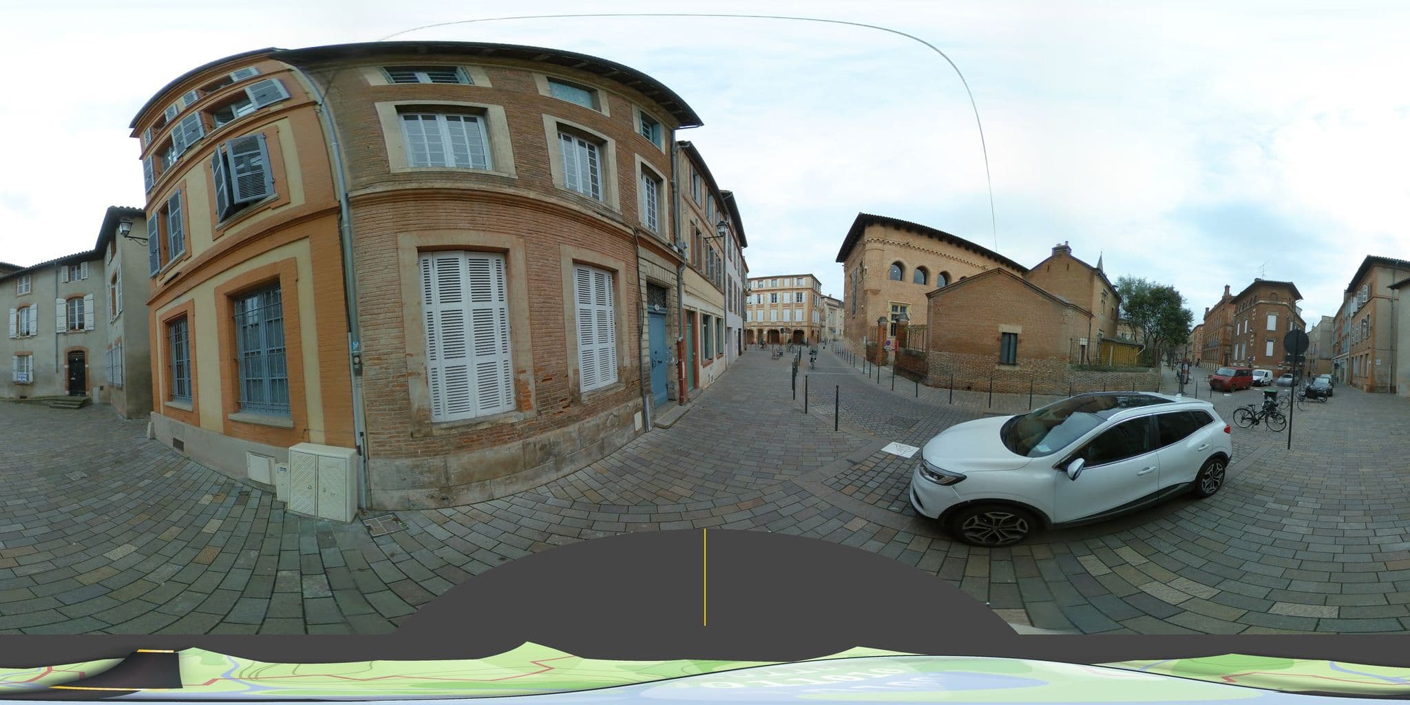 Street view near Hôtel de l'Universite, Toulouse — © tyndare (CC BY-SA · Mapillary)