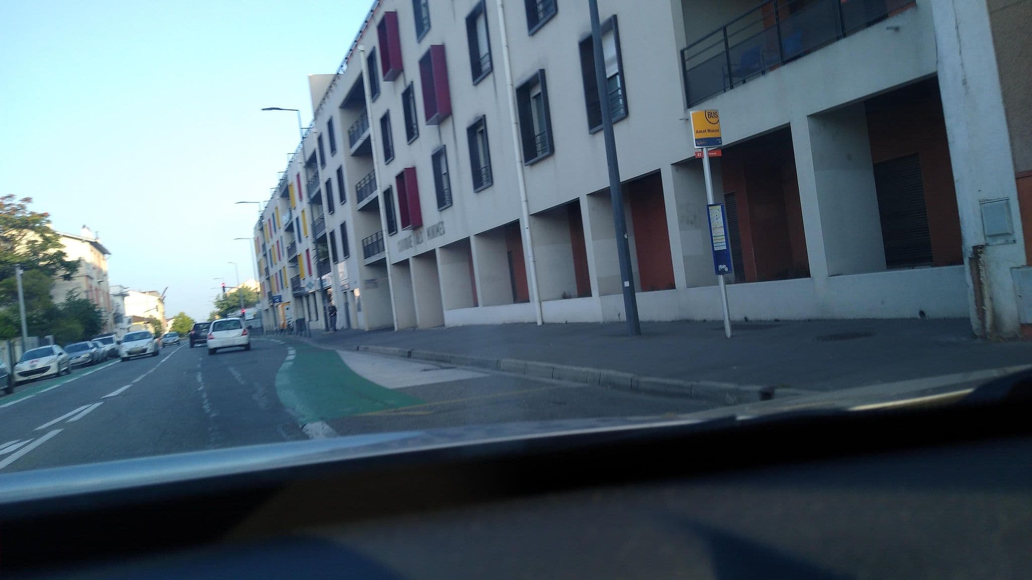 Street view near Le Carré Occitan, Toulouse — © rhum (CC BY-SA · Mapillary)