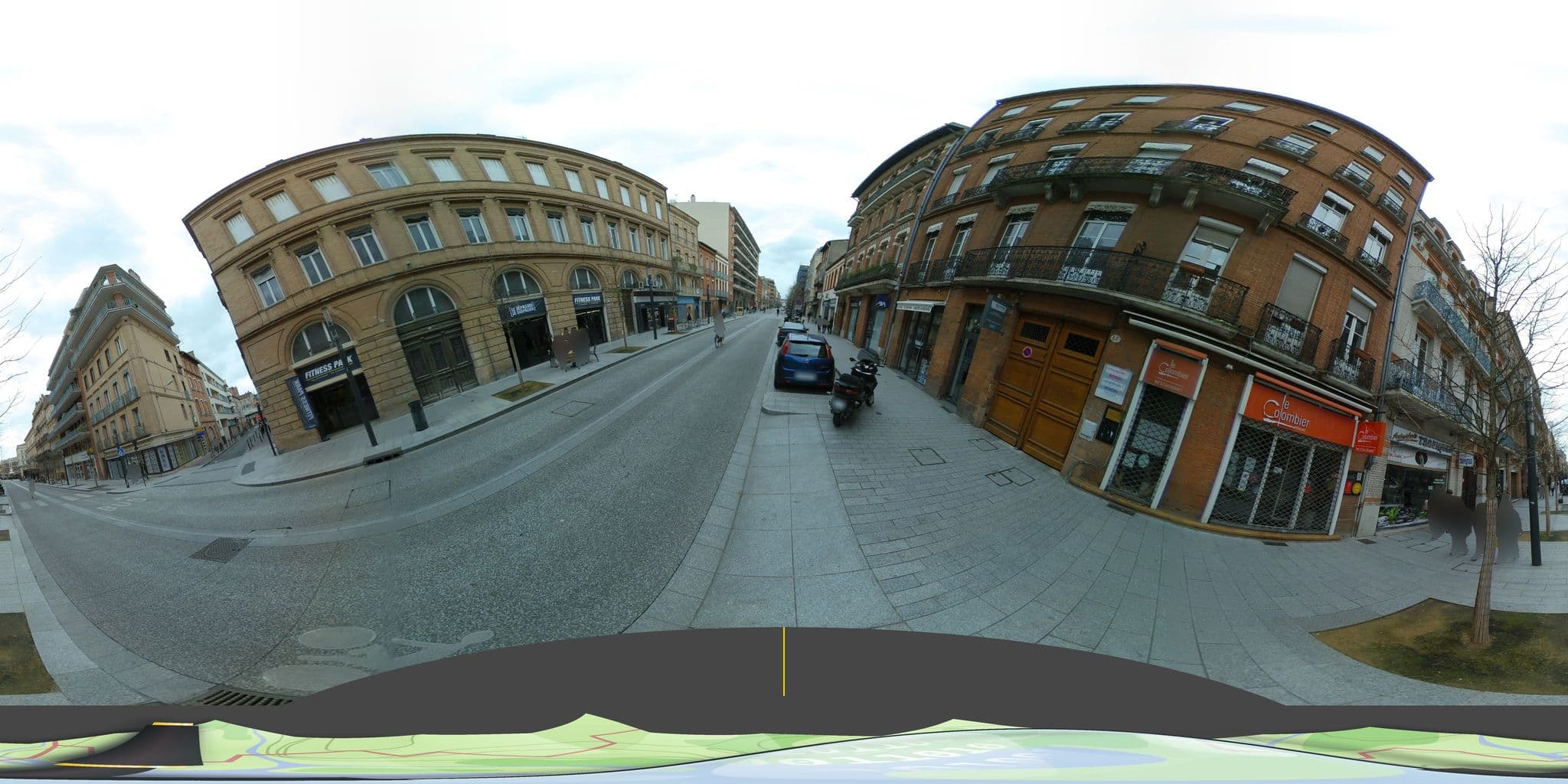 Street view near L'Ecuyer by Cocoonr, Toulouse — © tyndare (CC BY-SA · Mapillary)