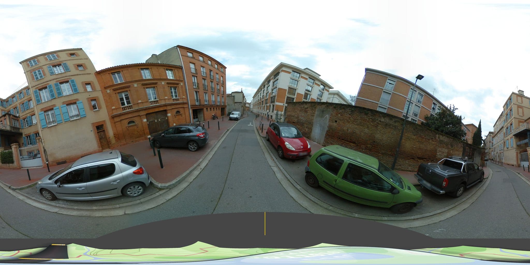 Street view near Résidence du Taur, Toulouse — © tyndare (CC BY-SA · Mapillary)