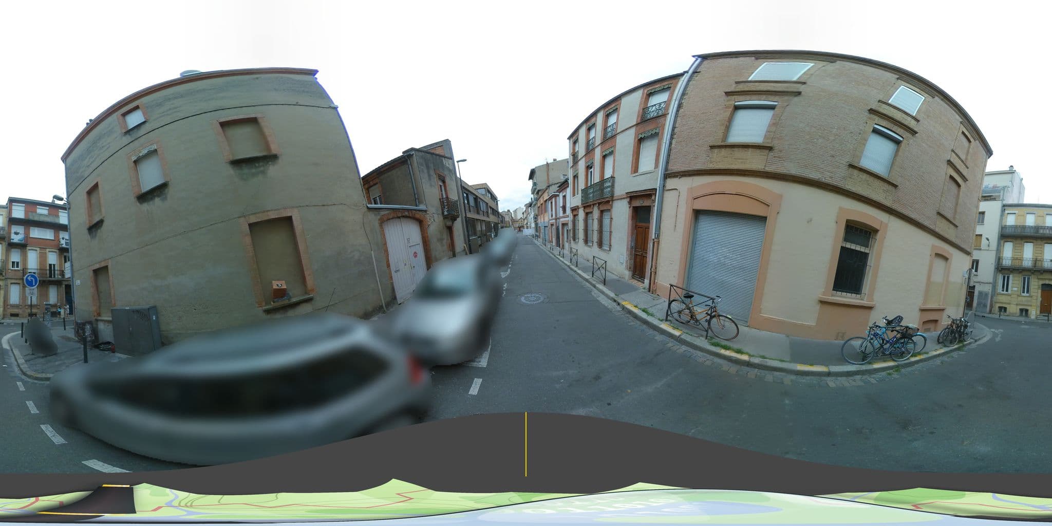 Street view near Hotel Caravelle, Toulouse — © tyndare (CC BY-SA · Mapillary)