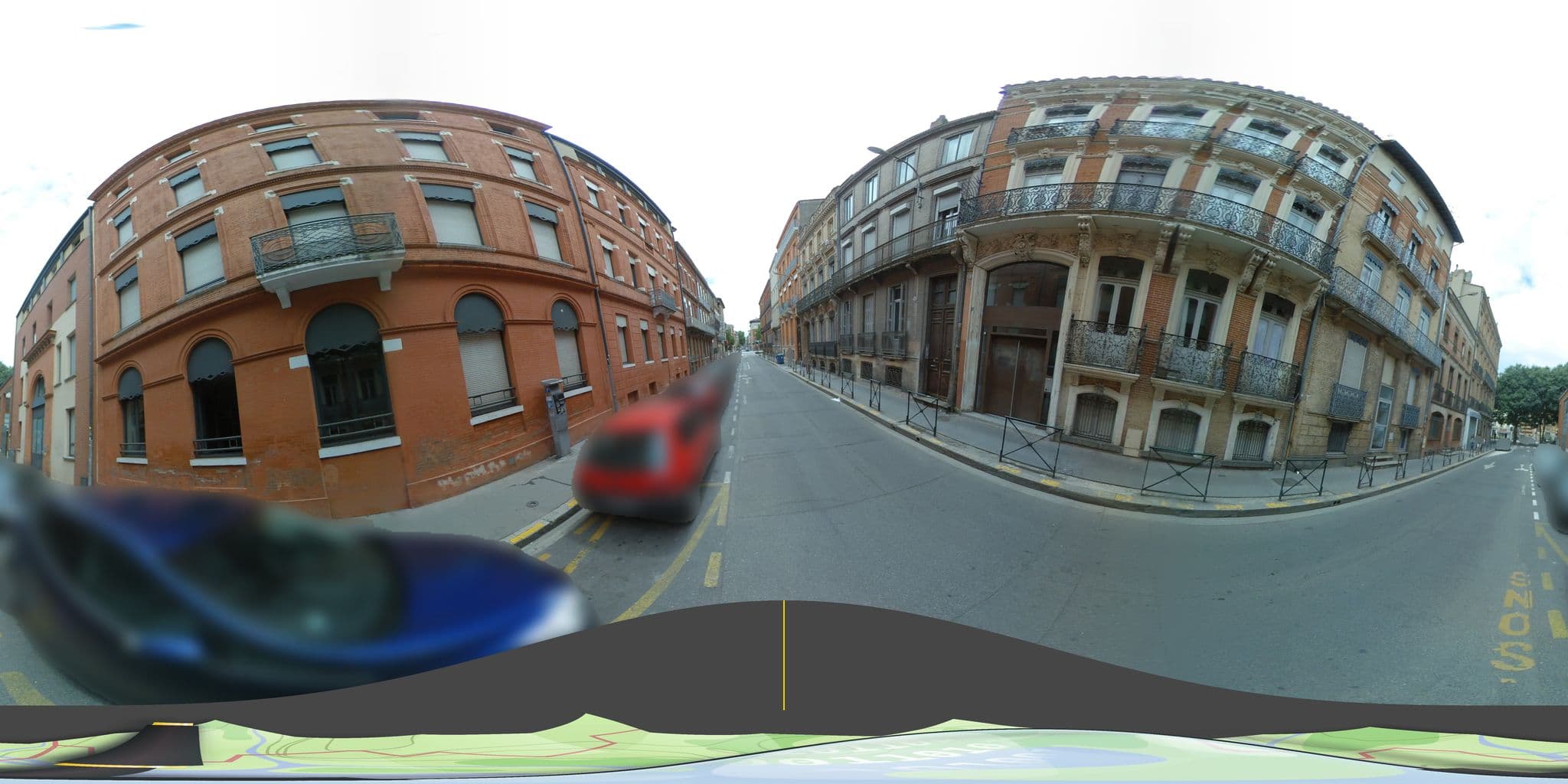 Street view near Le Splendid, Toulouse — © tyndare (CC BY-SA · Mapillary)