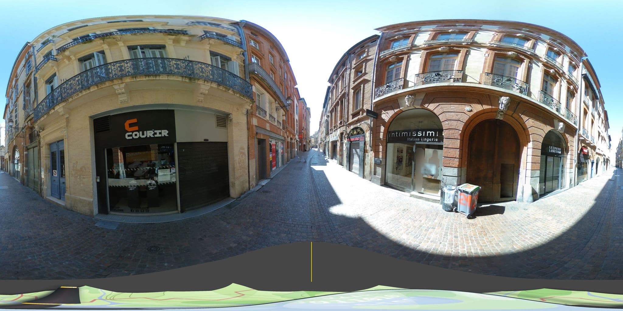 Street view near L'authentique, Toulouse — © tyndare (CC BY-SA · Mapillary)