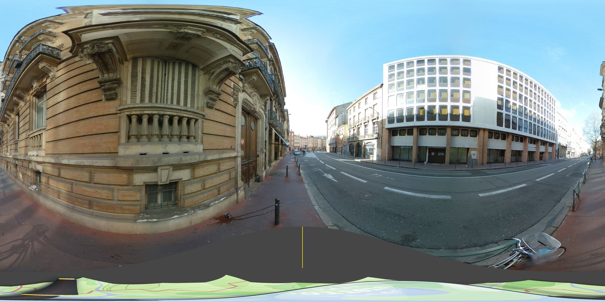 Street view near T4 du Languedoc, Toulouse — © tyndare (CC BY-SA · Mapillary)