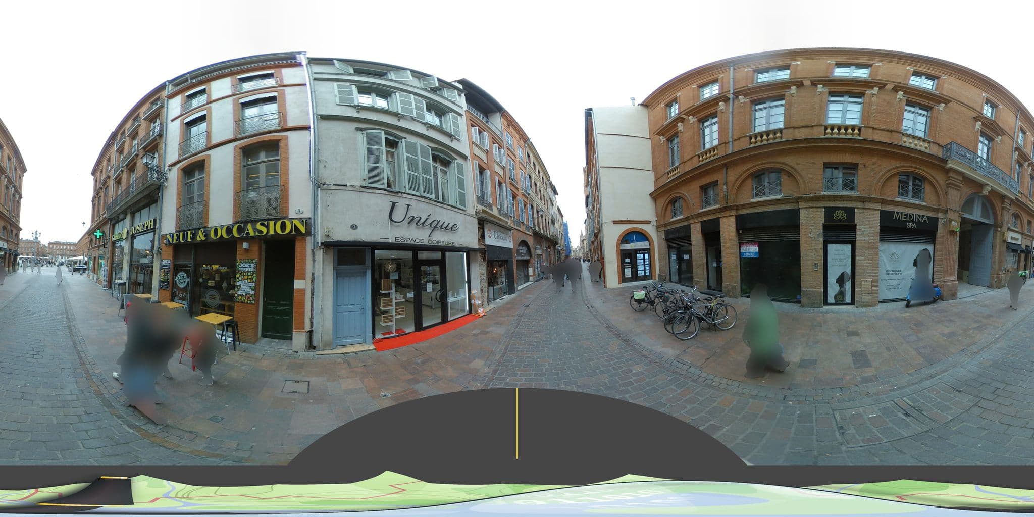 Street view near hotel du taur, Toulouse — © tyndare (CC BY-SA · Mapillary)