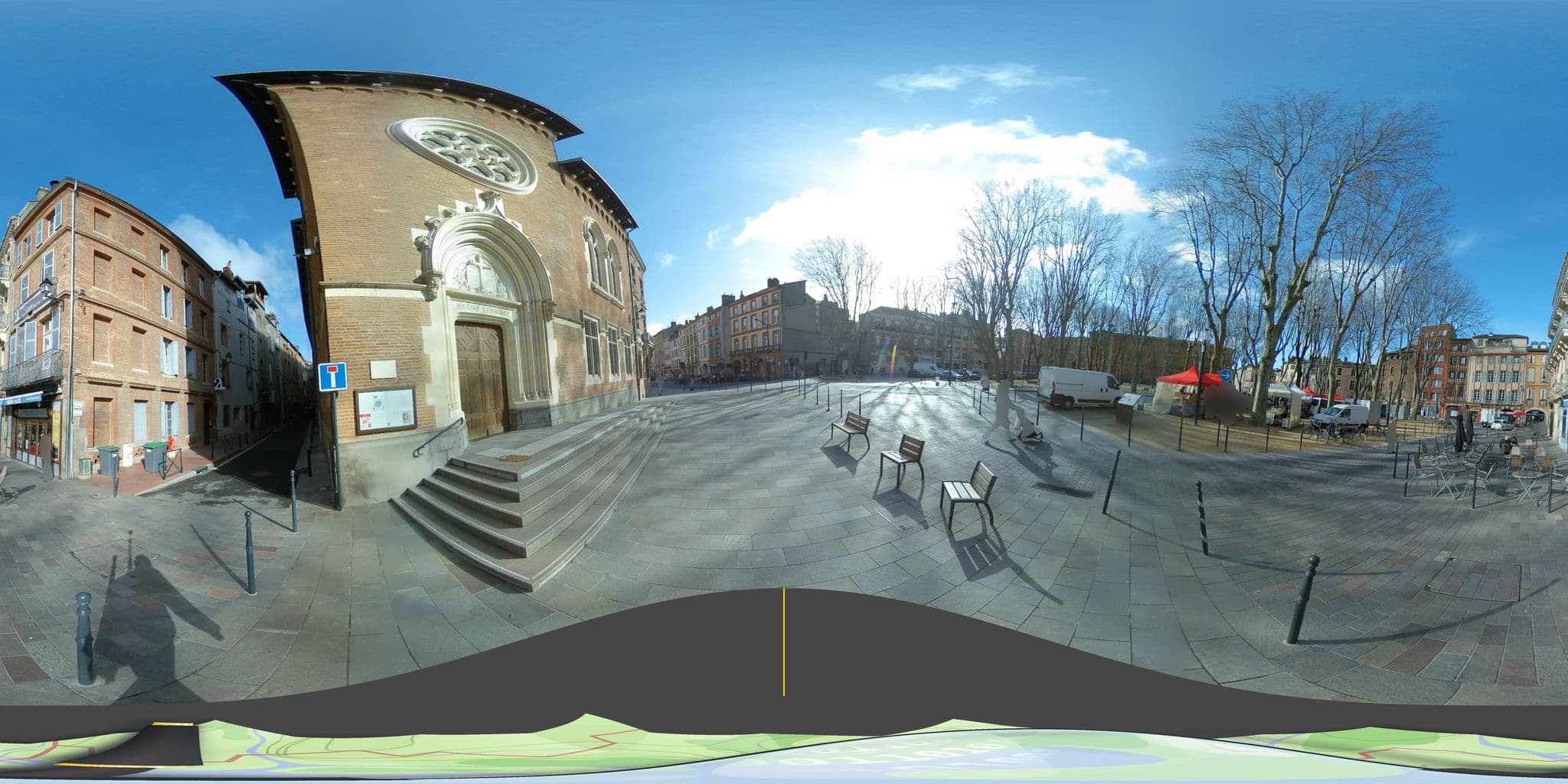 Street view near Amigo, Toulouse — © tyndare (CC BY-SA · Mapillary)