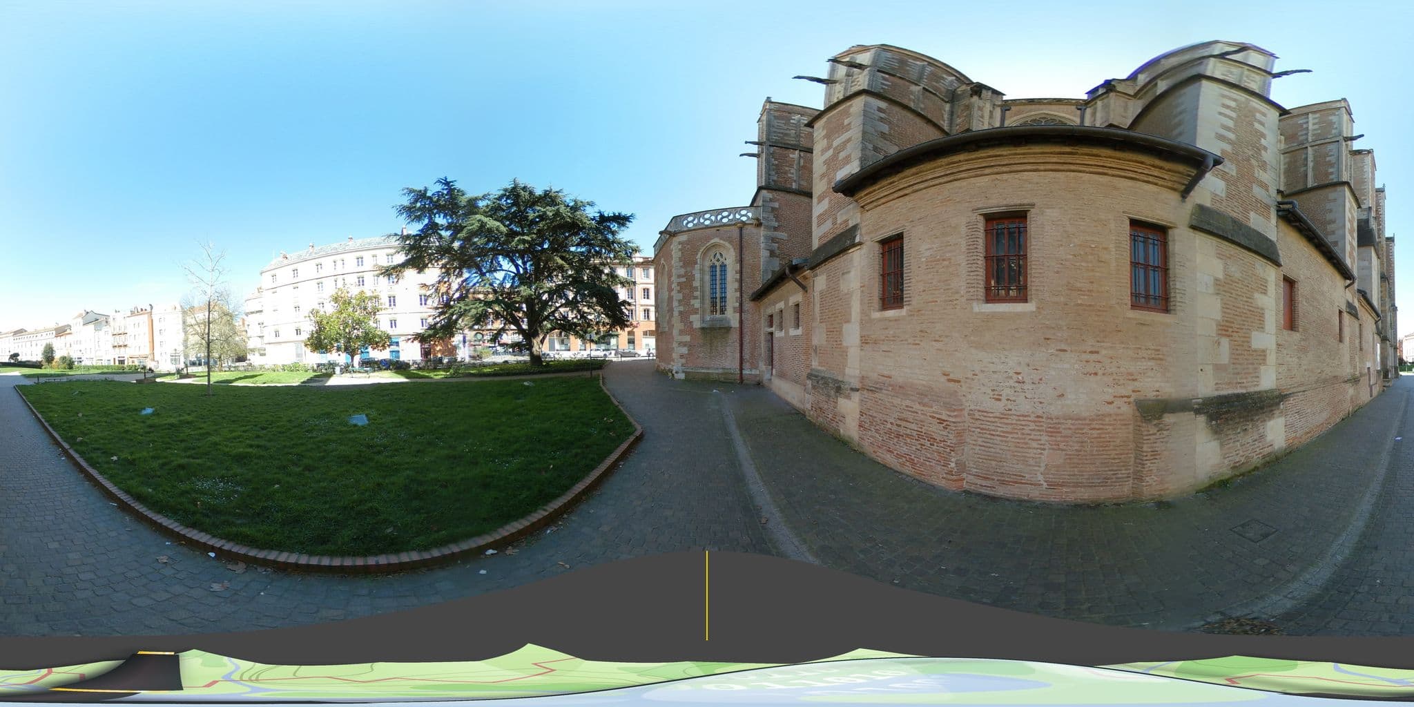 Street view near Le Palladia, Toulouse — © tyndare (CC BY-SA · Mapillary)