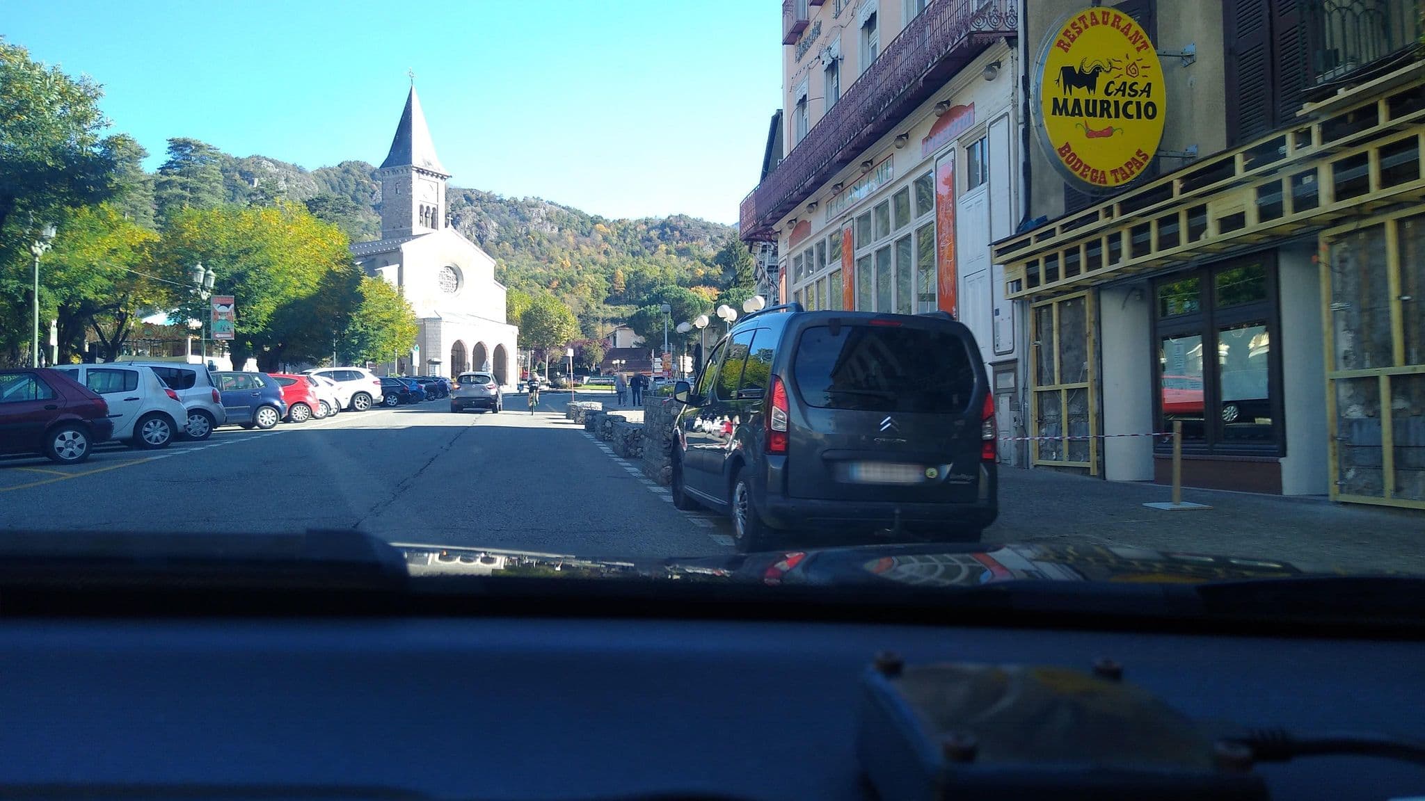 Street view near Logis Hôtel l'Auzeraie, Ax-les-Thermes — © rhum (CC BY-SA · Mapillary)