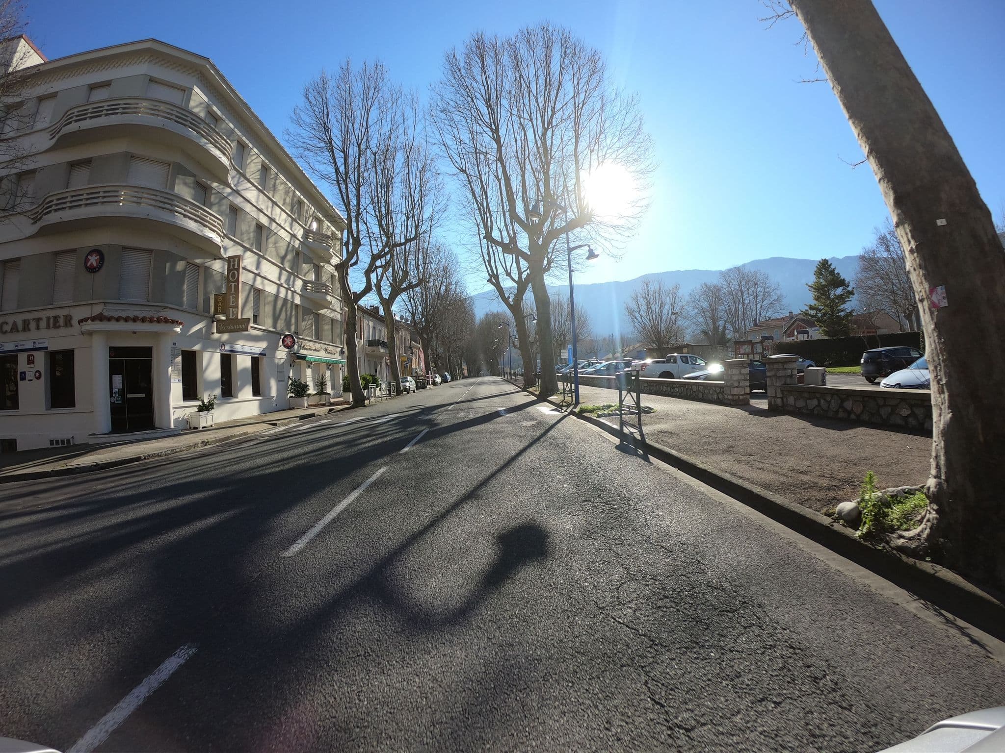 Street view near The Originals City, Hôtel Cartier, Quillan (Inter-Hotel), Quillan — © joostjakob (CC BY-SA · Mapillary)