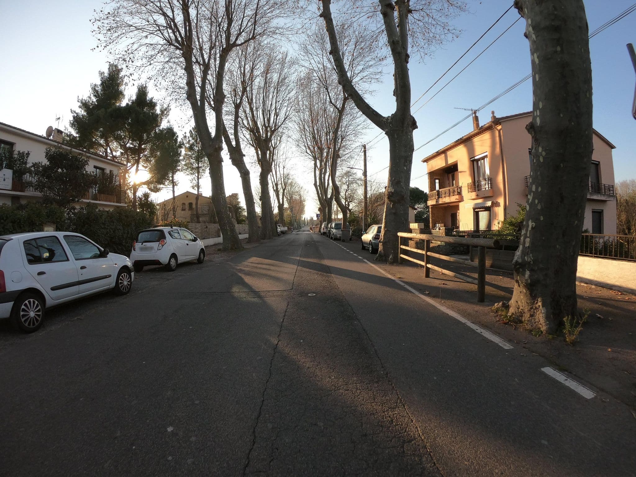 Street view near Le Chat Vert, Sant Andreu de Sureda — © joostjakob (CC BY-SA · Mapillary)