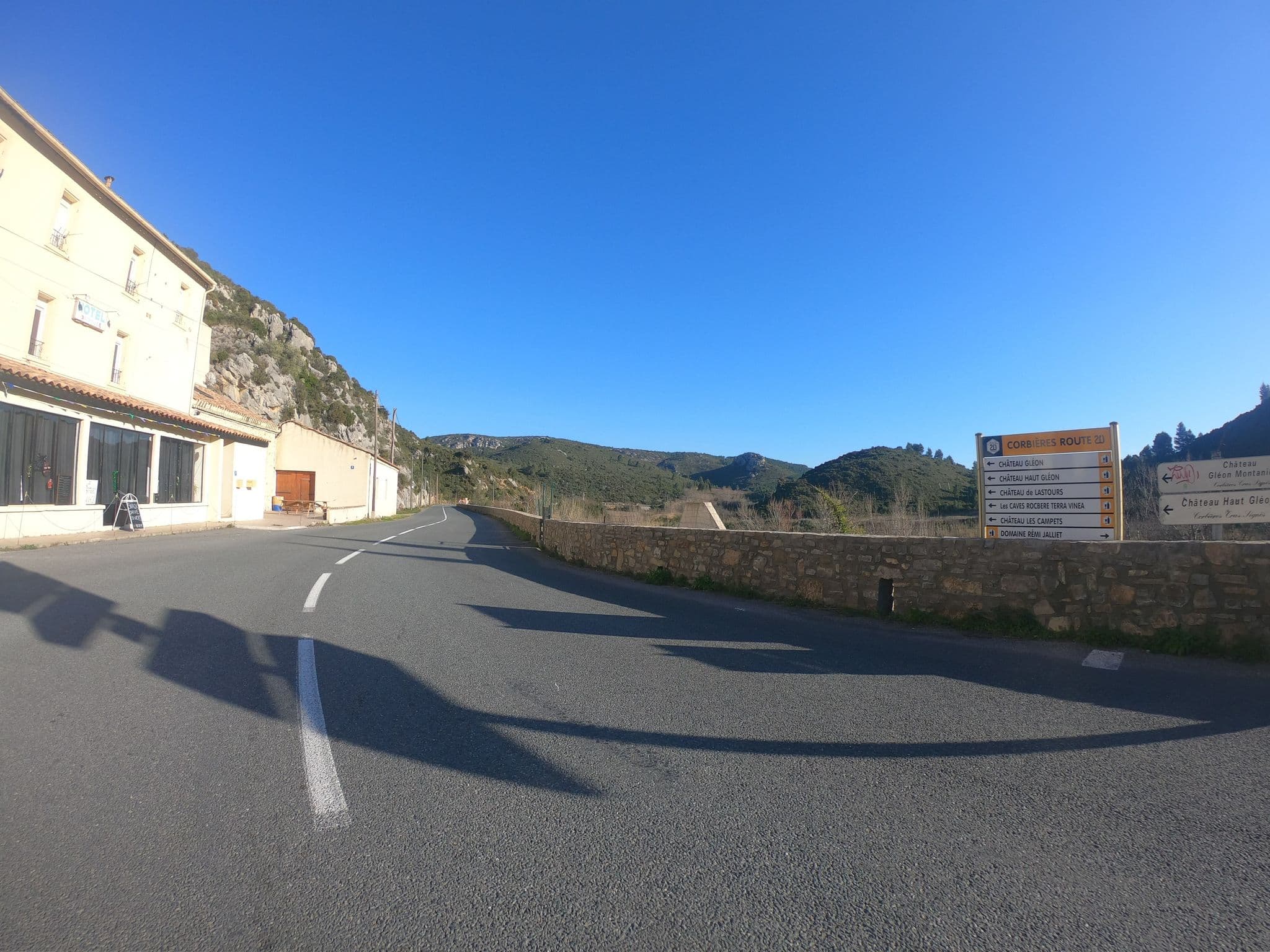 Street view near Hotel Ripaud, Portel-des-Corbières — © joostjakob (CC BY-SA · Mapillary)