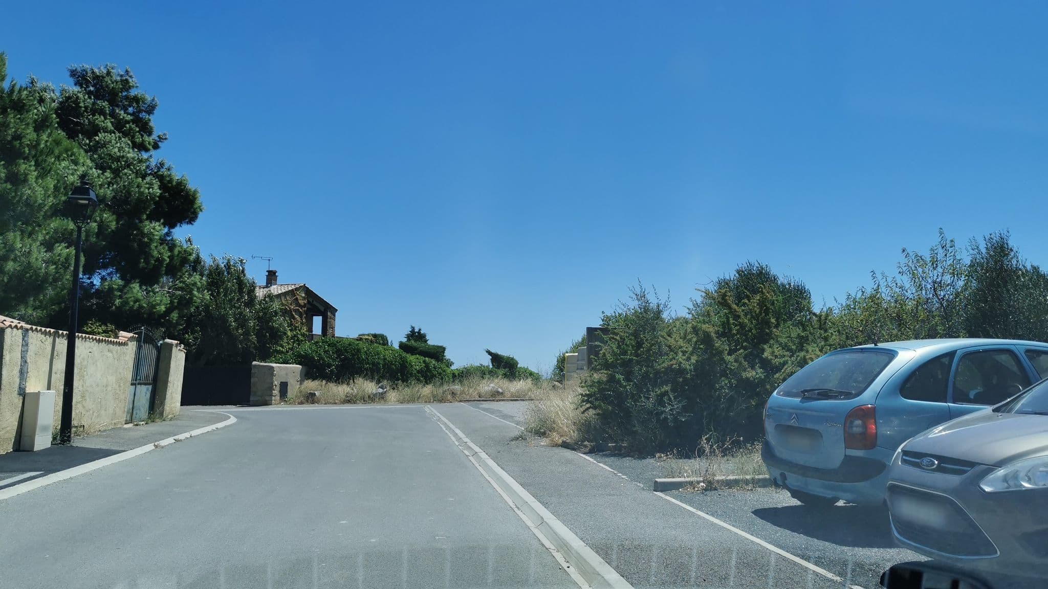 Street view near Maison avec piscine privée et chauffée, Peyriac-de-Mer — © percherie (CC BY-SA · Mapillary)