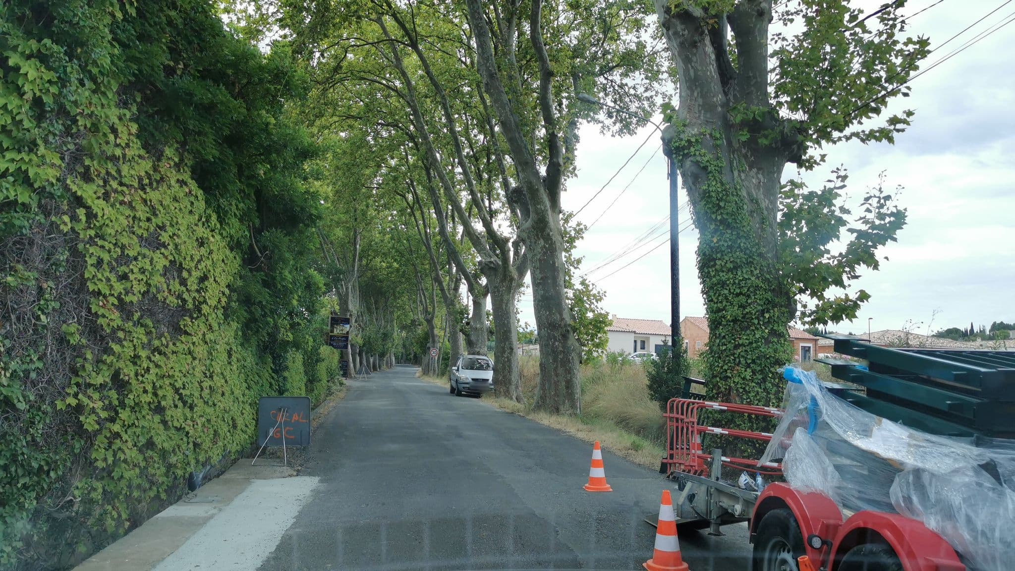 Street view near Goholidayfrance, Ginestas — © percherie (CC BY-SA · Mapillary)