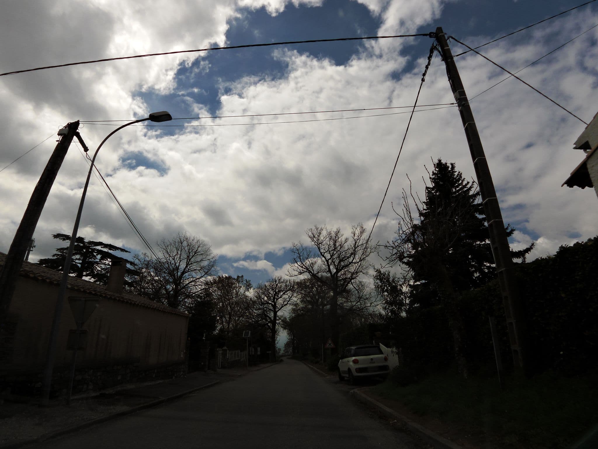 Street view near VVF Villages « le Pays Cathare » Saissac, Cuxac-Cabardès — © balooval (CC BY-SA · Mapillary)