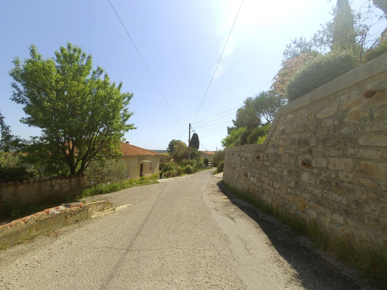 Street view near Les Amandiers, Calvisson — © balooval (CC BY-SA · Mapillary)
