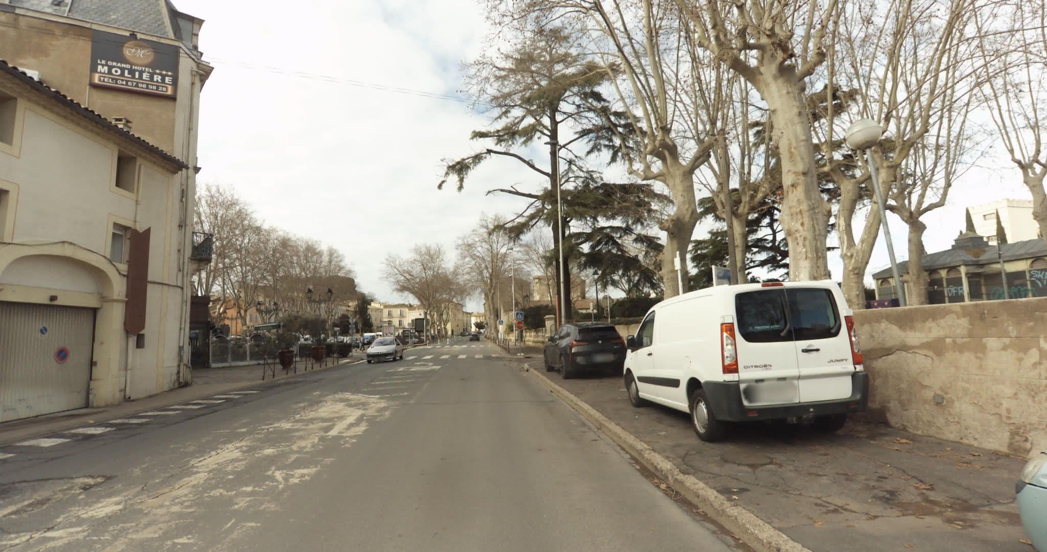 Street view near Le Grand Hôtel Molière, Pézenas — © sogefi (CC BY-SA · Mapillary)