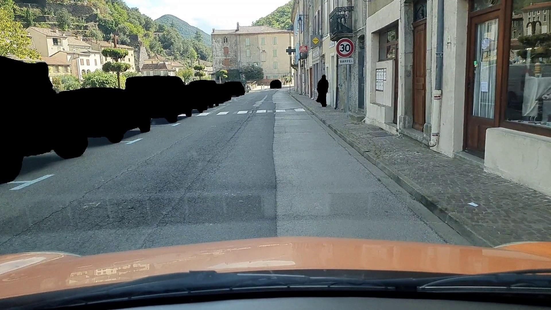 Street view near Hôtel Restaurant Bar les Bruyères, Valleraugue — © si3p0 (CC BY-SA · Mapillary)