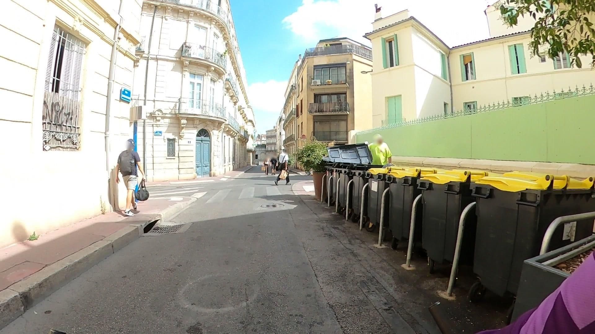 Street view near Hôtel Central, Montpellier — © nicovargas (CC BY-SA · Mapillary)