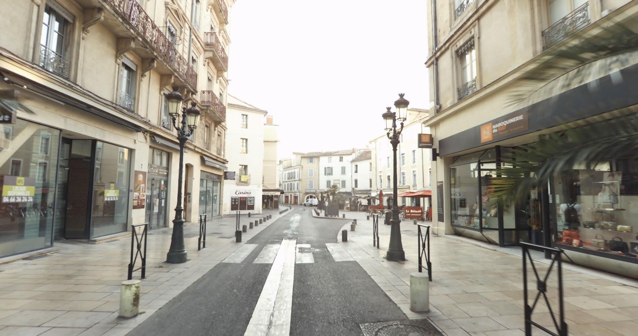Street view near Hôtel de l'Orangerie, Nîmes — © sogefi (CC BY-SA · Mapillary)