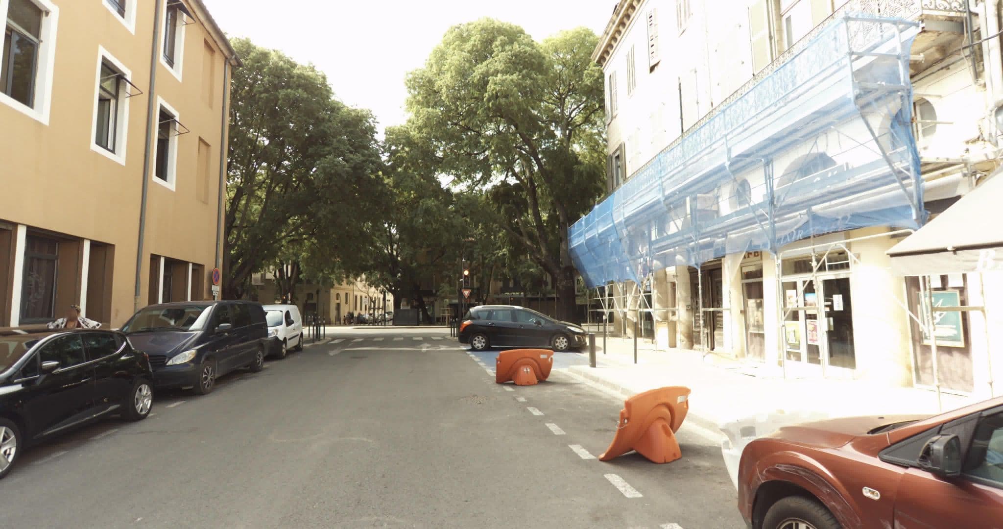 Street view near B.D. Empire Hôtel S.A.R.L., Nîmes — © sogefi (CC BY-SA · Mapillary)