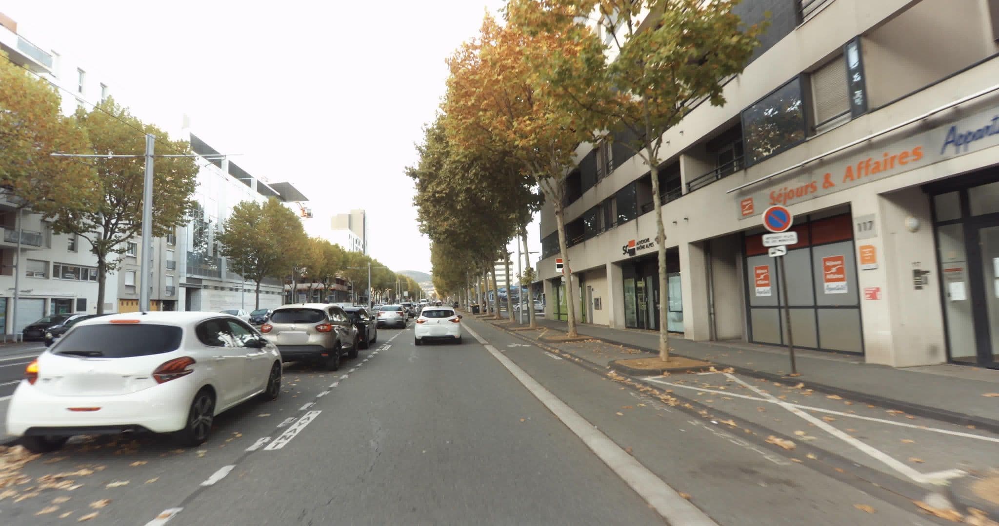Street view near Séjours & Affaires aparthotel Clermont Ferrand Park République, Clermont-Ferrand — © sogefi (CC BY-SA · Mapillary)