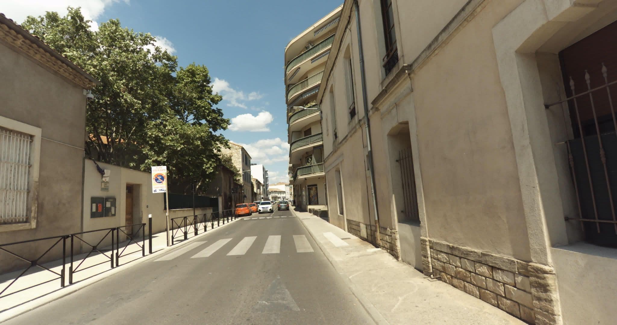 Street view near Hôtel Côté Patio, Nîmes — © sogefi (CC BY-SA · Mapillary)