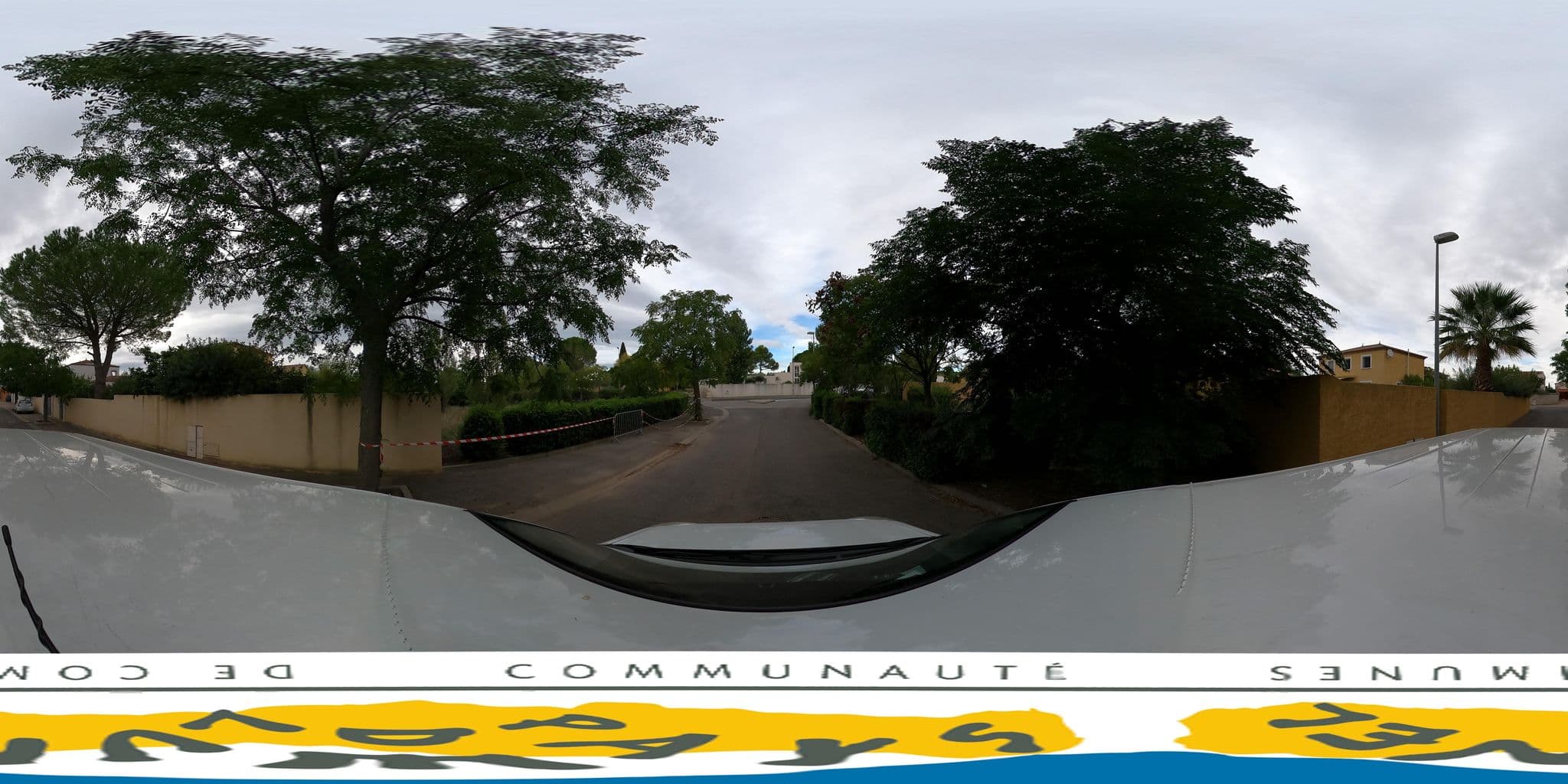Street view near Le Paquebot, Villetelle — © data_wax (CC BY-SA · Mapillary)