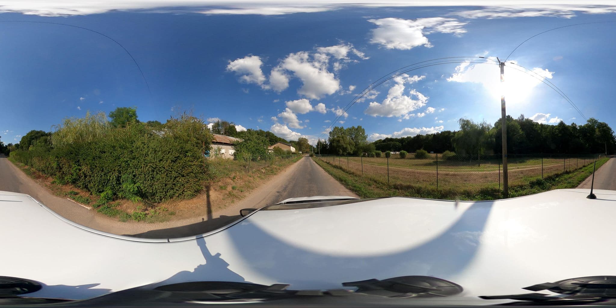 Street view near camping à la ferme, Les Forges — © andrianjakavah (CC BY-SA · Mapillary)