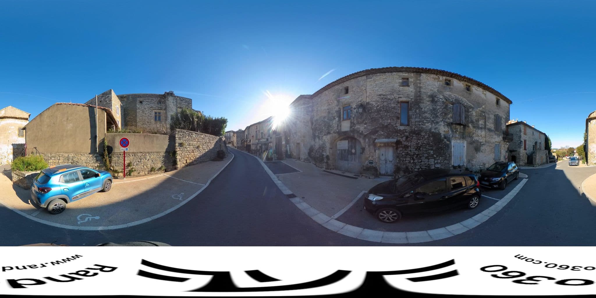 Street view near Vaurie Christian, Blauzac — © Rando360 (CC BY-SA · Mapillary)