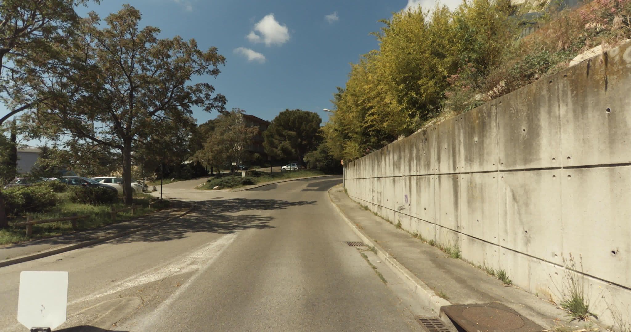 Street view near Hôtel & Spa Vatel, Milhaud — © sogefi (CC BY-SA · Mapillary)