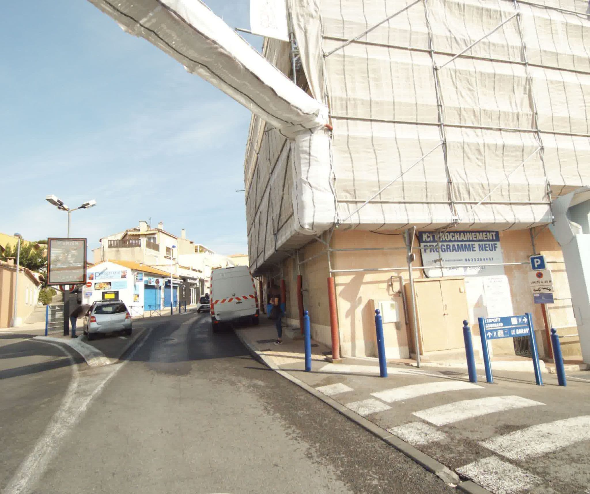 Street view near Hôtel Restaurant de la Plage, Sausset-les-Pins — © sogefi (CC BY-SA · Mapillary)