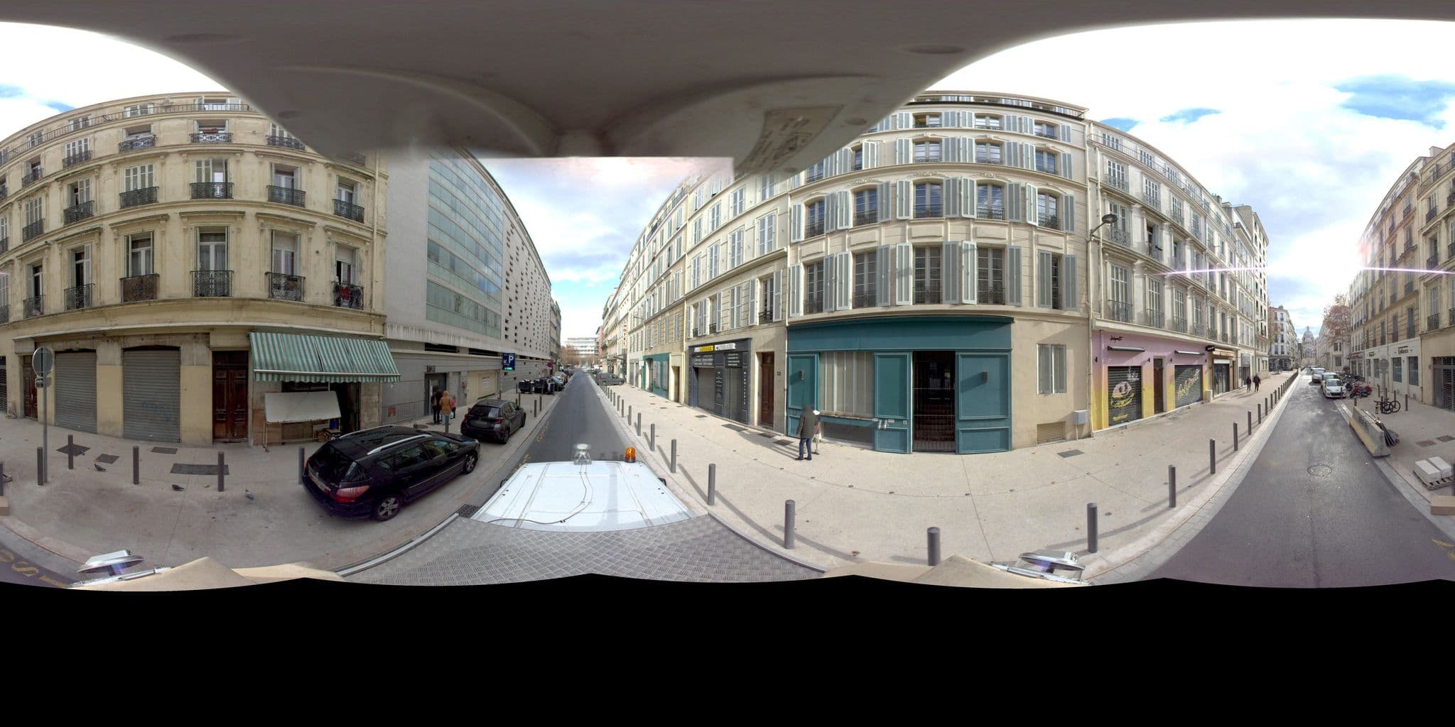 Street view near Hôtel de la Joliette, La Joliette — © Suez (CC BY-SA · Mapillary)