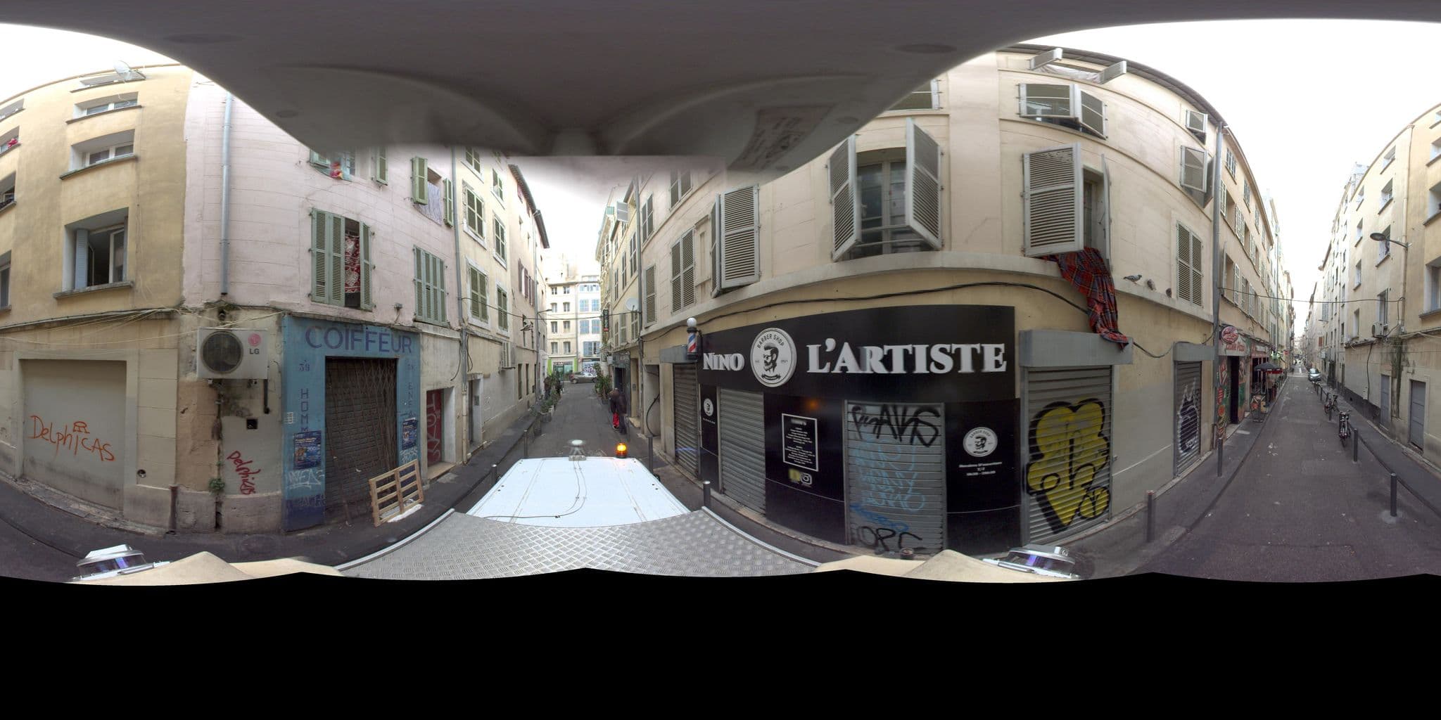 Street view near Hôtel du Croissant, Belsunce — © Suez (CC BY-SA · Mapillary)