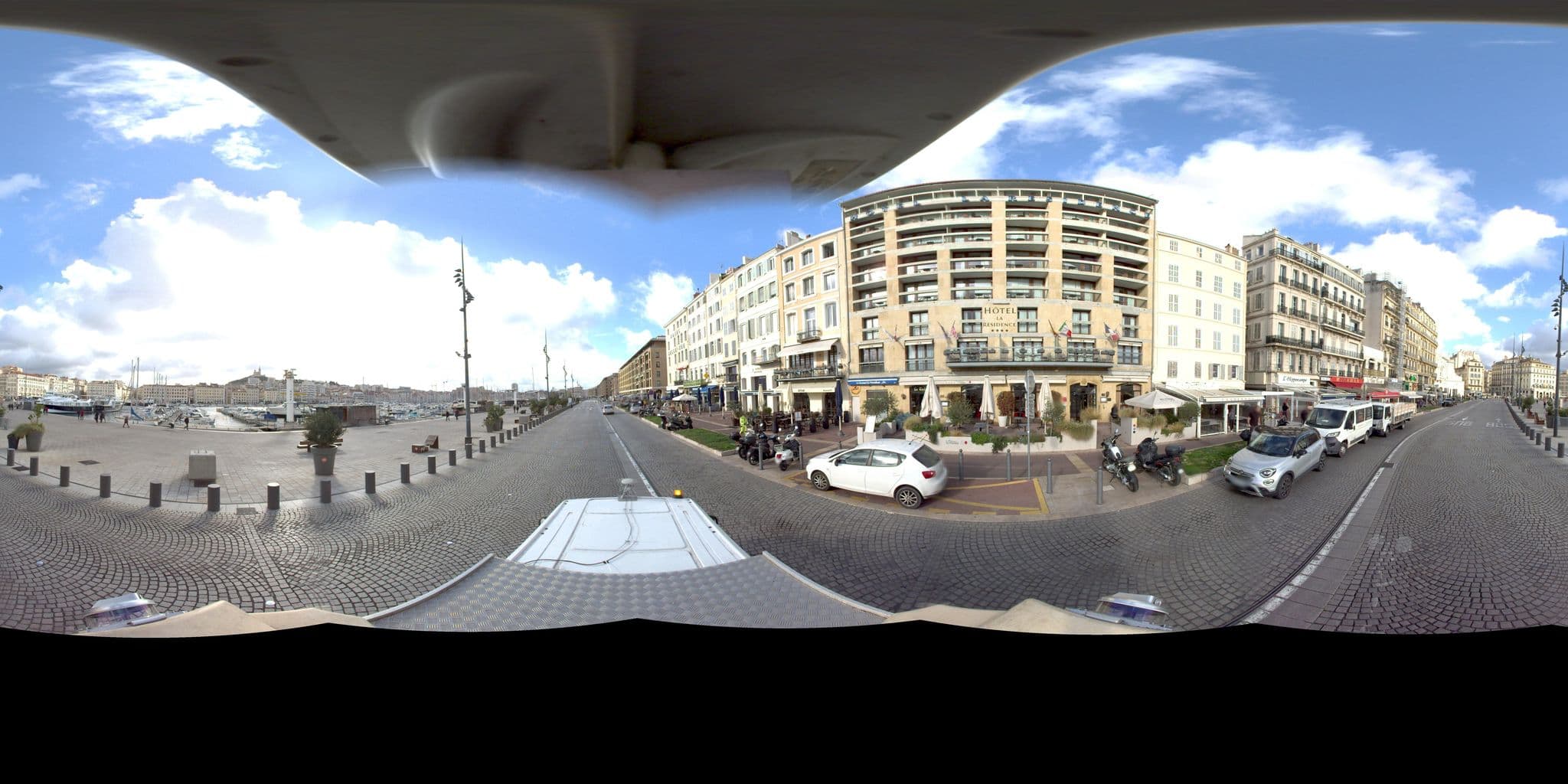 Street view near Kolli Djamel, Marseille 02 — © Suez (CC BY-SA · Mapillary)