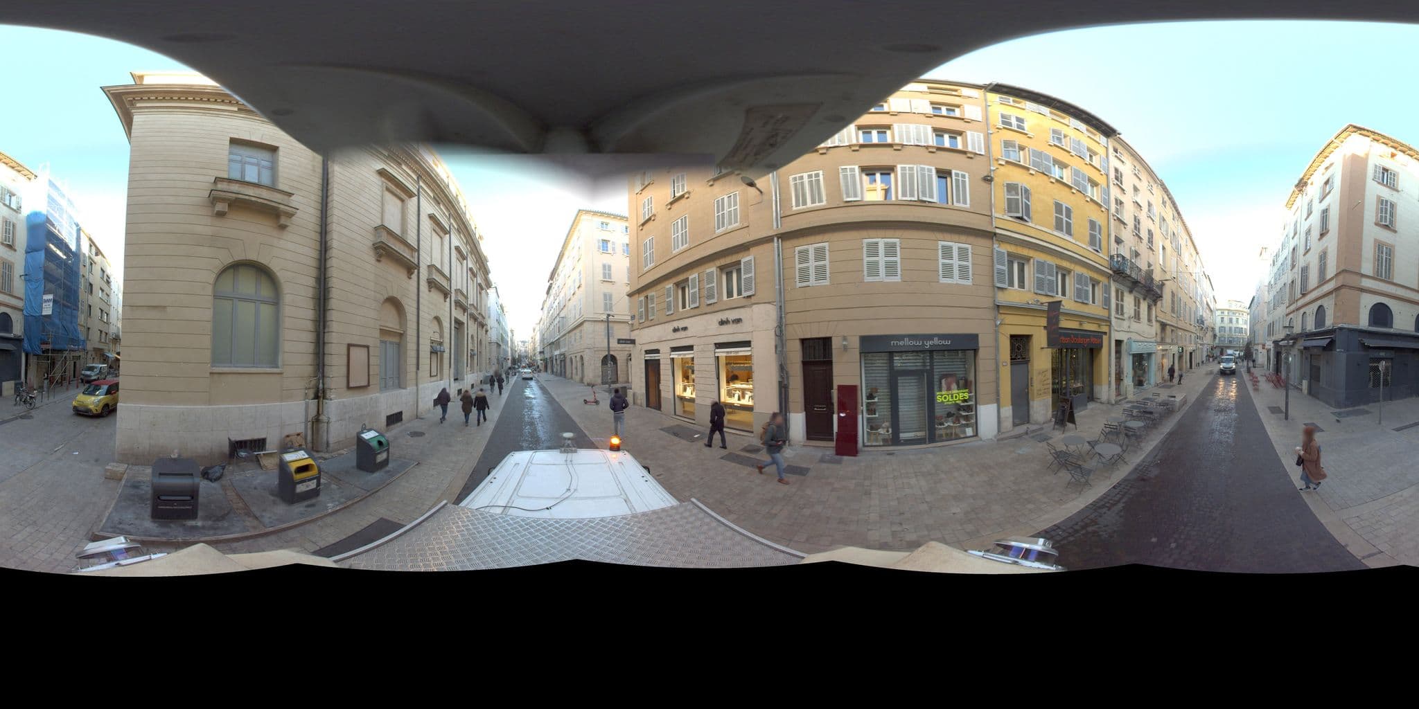 Street view near 20 Rue Corneille, Opéra — © Suez (CC BY-SA · Mapillary)